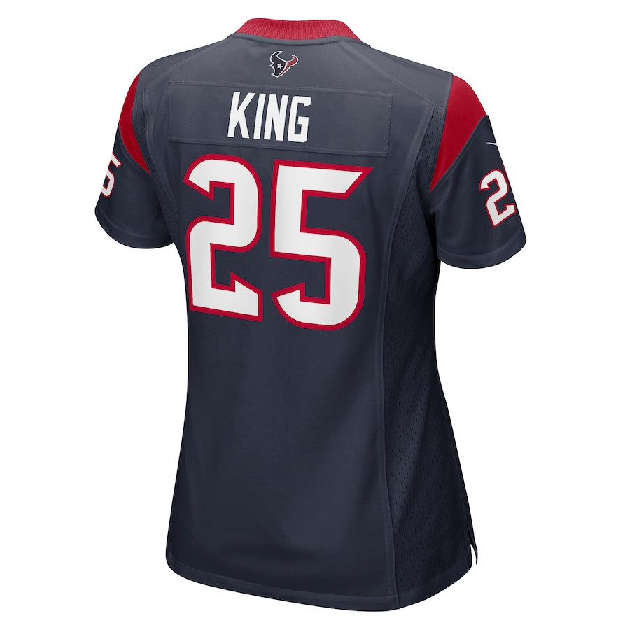 Desmond King 25 Houston Texans Game Navy NFL Jersey Women's