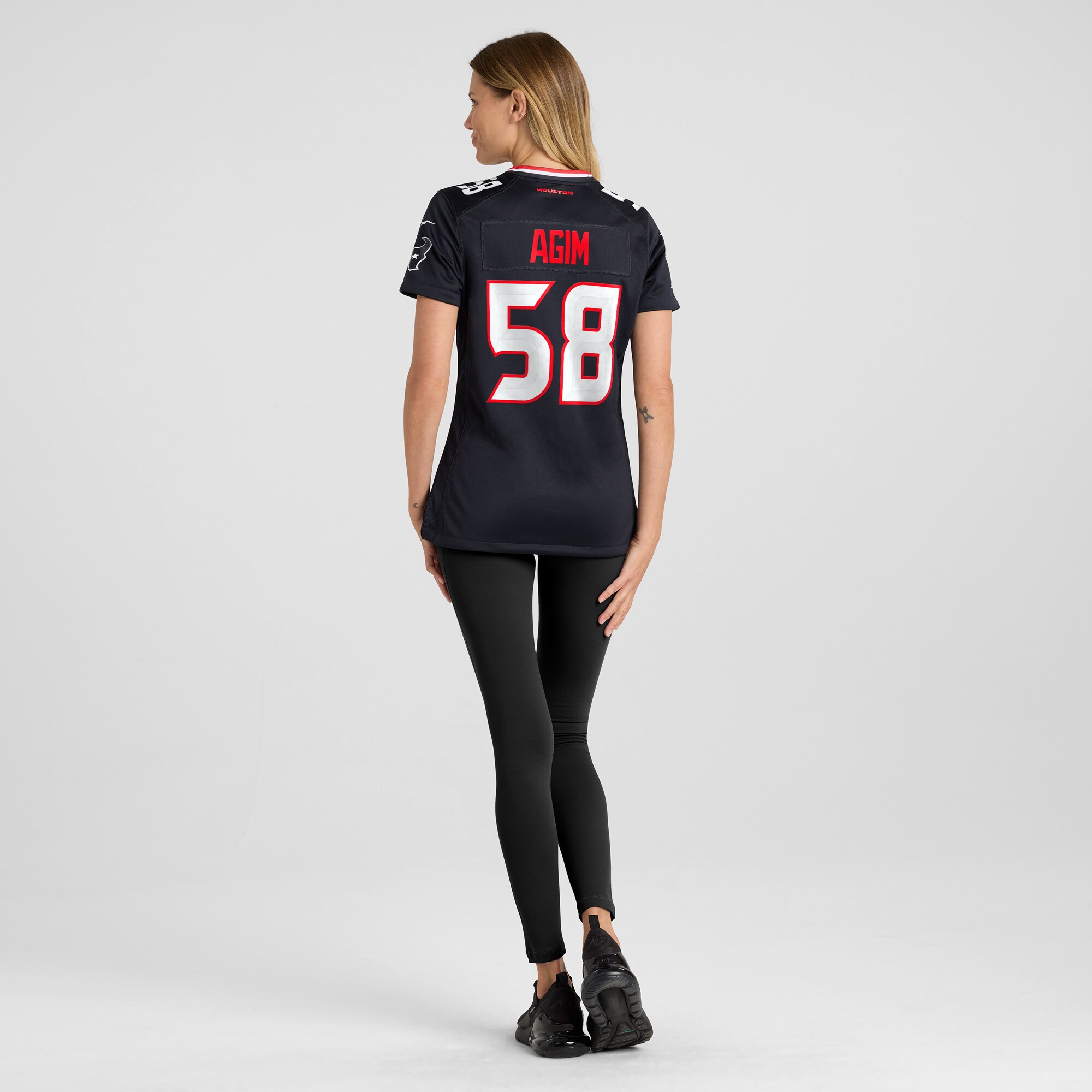 Houston Texans McTelvin Agim Navy Team Game NFL Jersey Women's