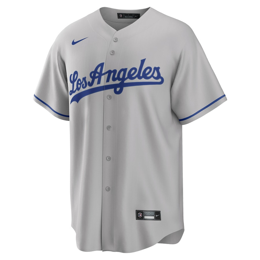 Freddie Freeman 5 Los Angeles Dodgers Road Gray MLB Jersey Men's