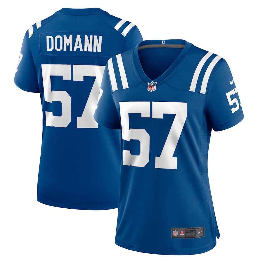 JoJo Domann 57 Indianapolis Colts Game Royal NFL Jersey Women's