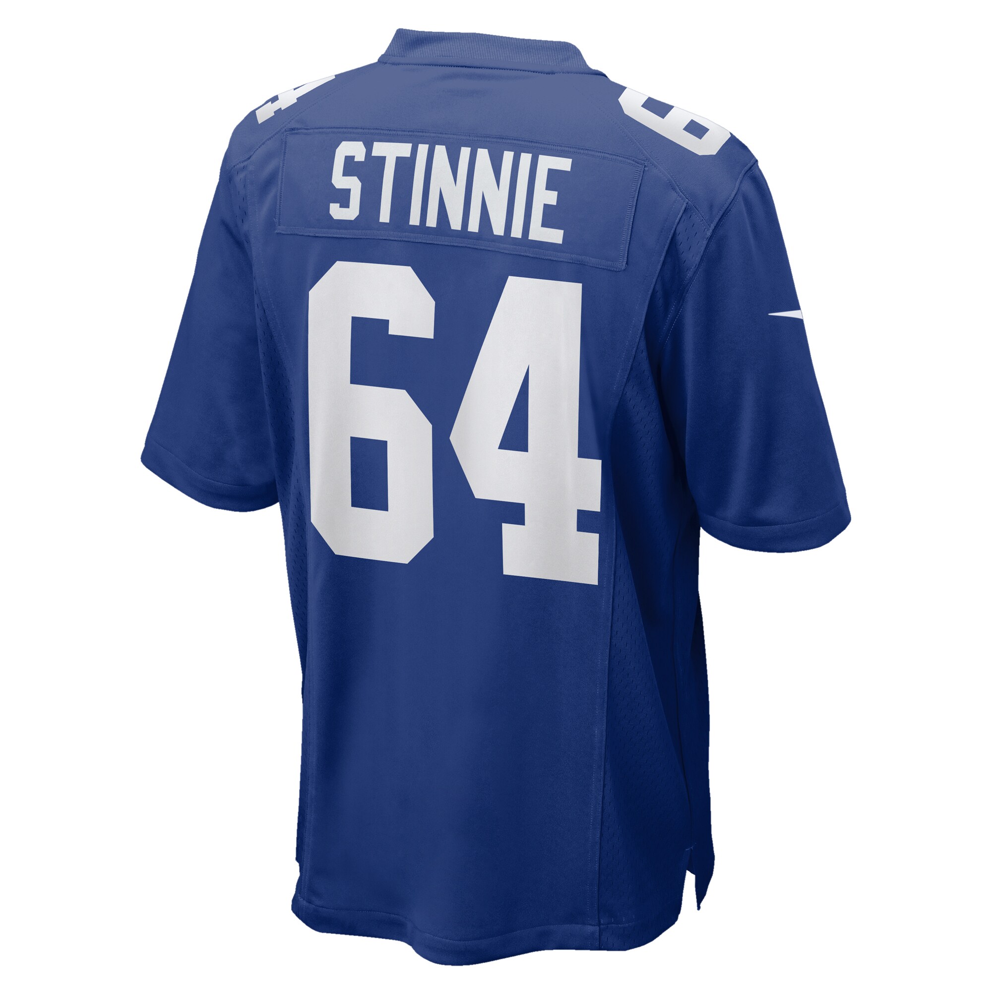 New York Giants Aaron Stinnie Royal Team Game NFL Jersey Men's