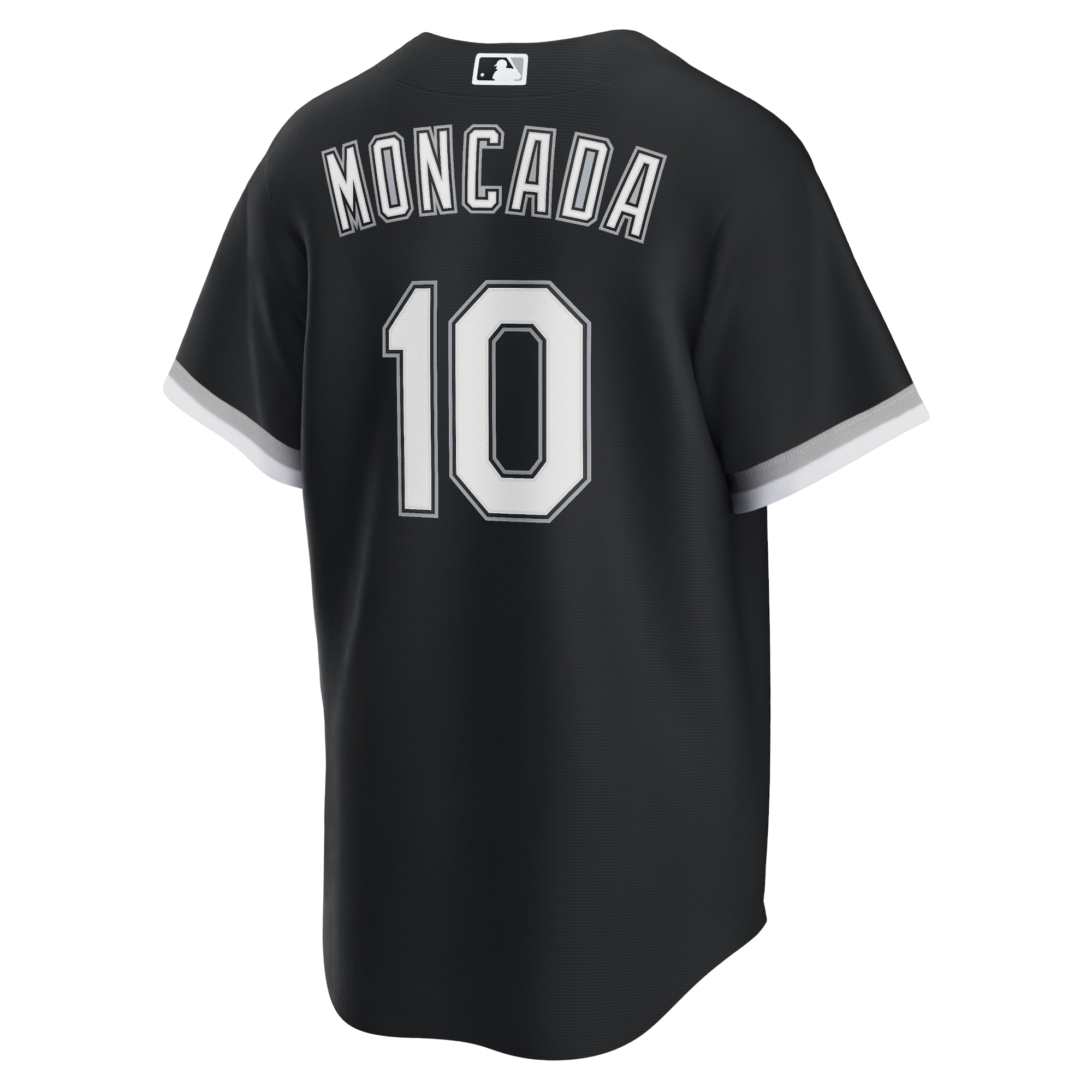 Chicago White Sox Yoan Moncada Black Alternate Player Name MLB Jersey Men's