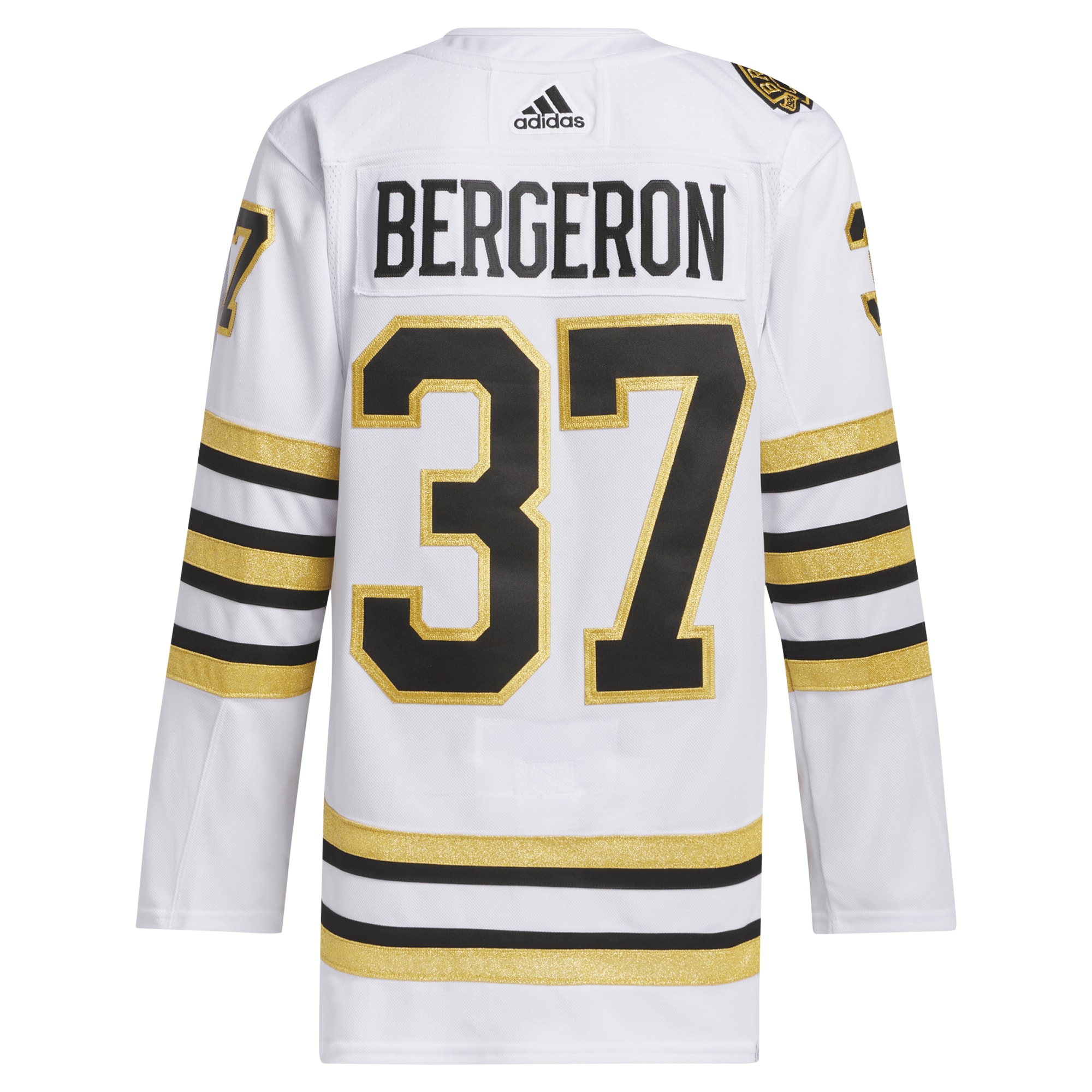 Boston Bruins Patrice Bergeron White Away Primegreen Player NHL Jersey Men's