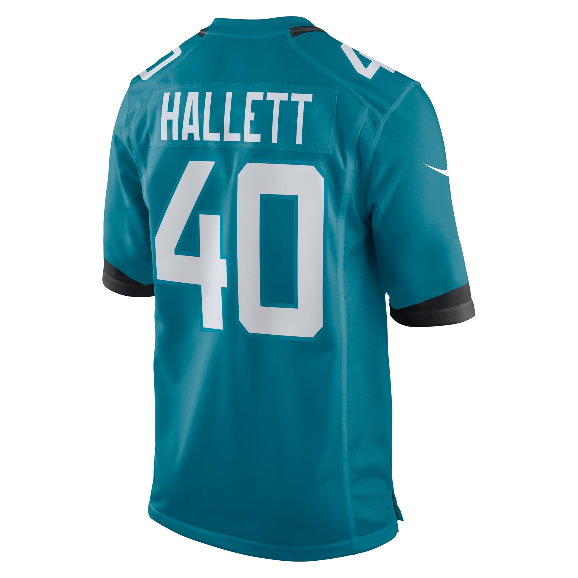 Jacksonville Jaguars Erick Hallett Teal Game NFL Jersey Men's