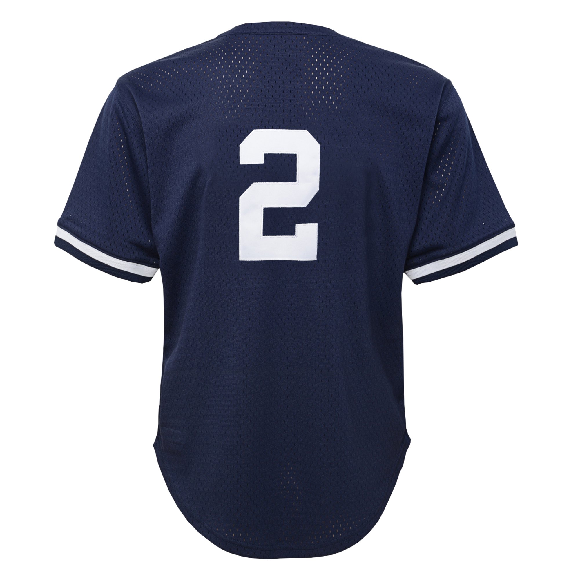 New York Yankees Derek Jeter Mitchell Ness Navy Cooperstown Collection Mesh Batting Practice MLB Jersey Youth