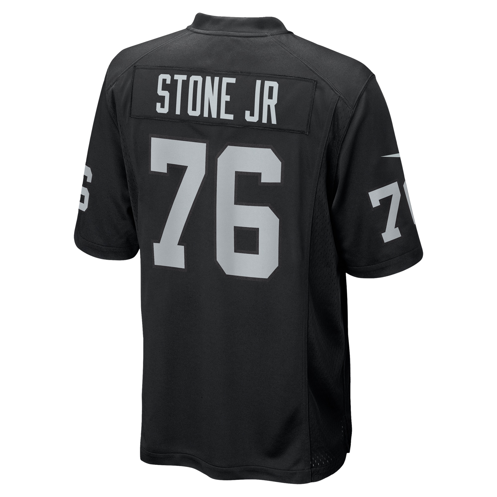 Las Vegas Raiders Ron Stone Jr. Black Team Game NFL Jersey Men's
