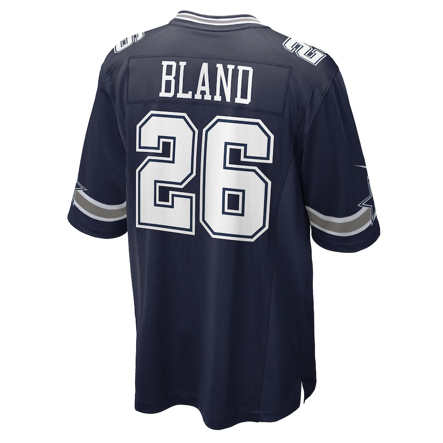 DaRon Bland 26 Dallas Cowboys Game Navy NFL Jersey Men's