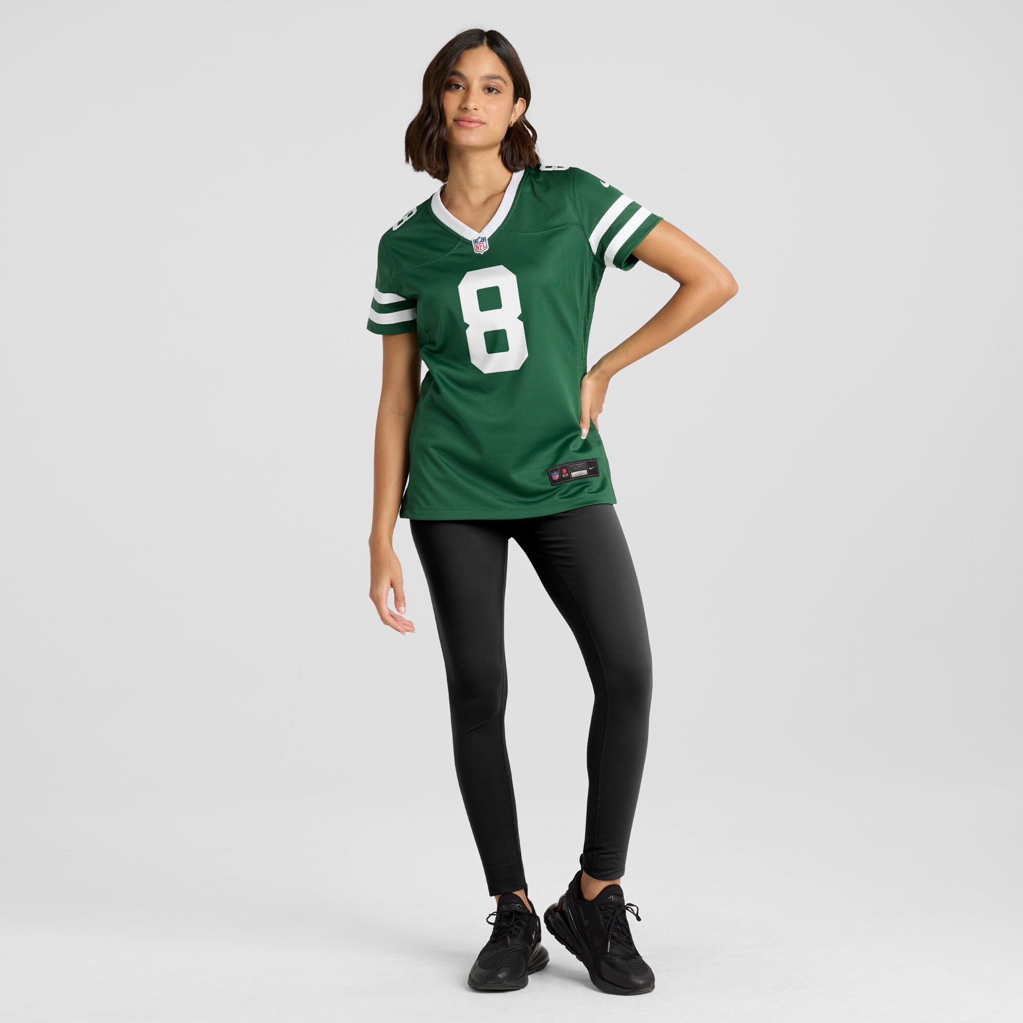 New York Jets Aaron Rodgers Legacy Green Game NFL Jersey Women's