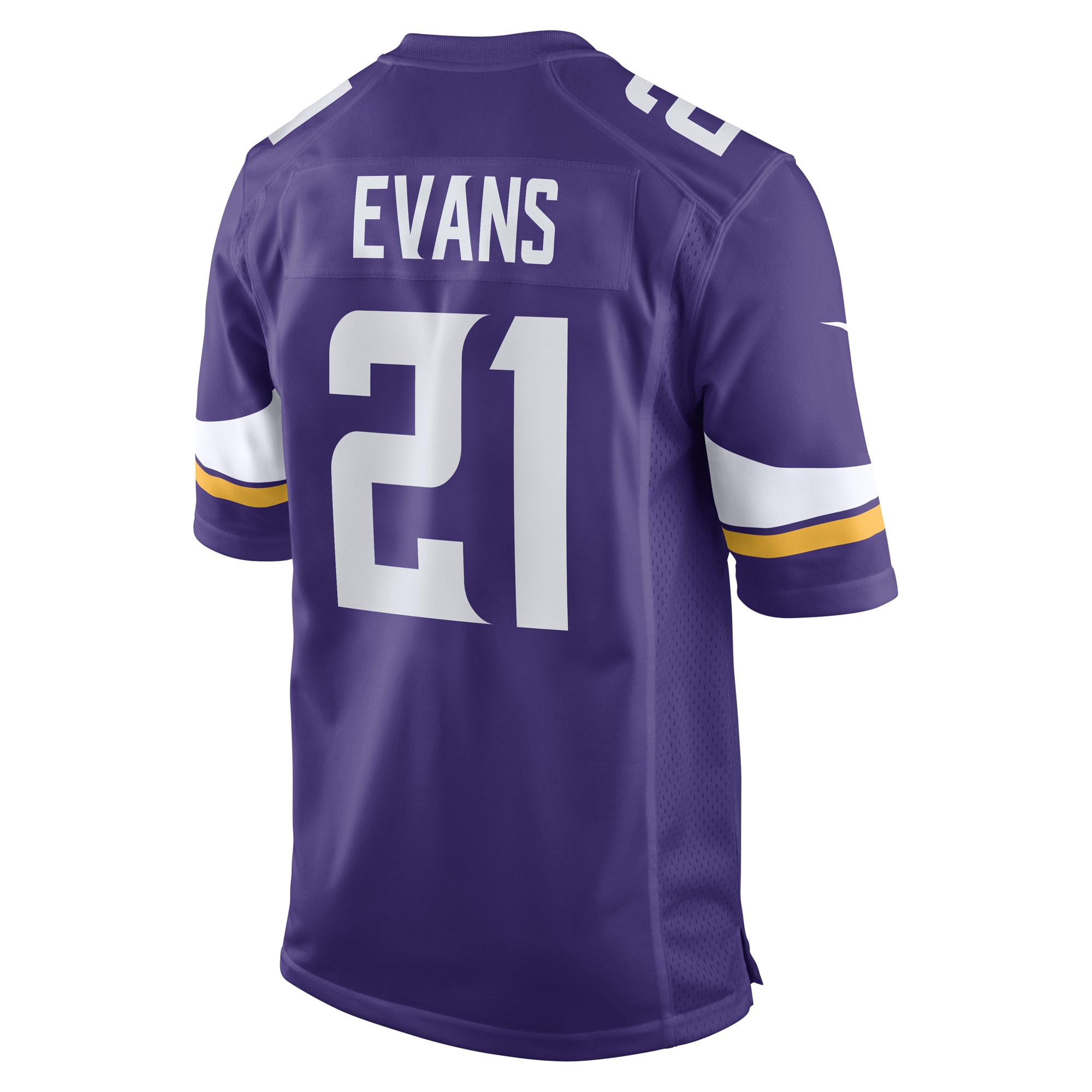 Minnesota Vikings Akayleb Evans Purple Game Player NFL Jersey Men's