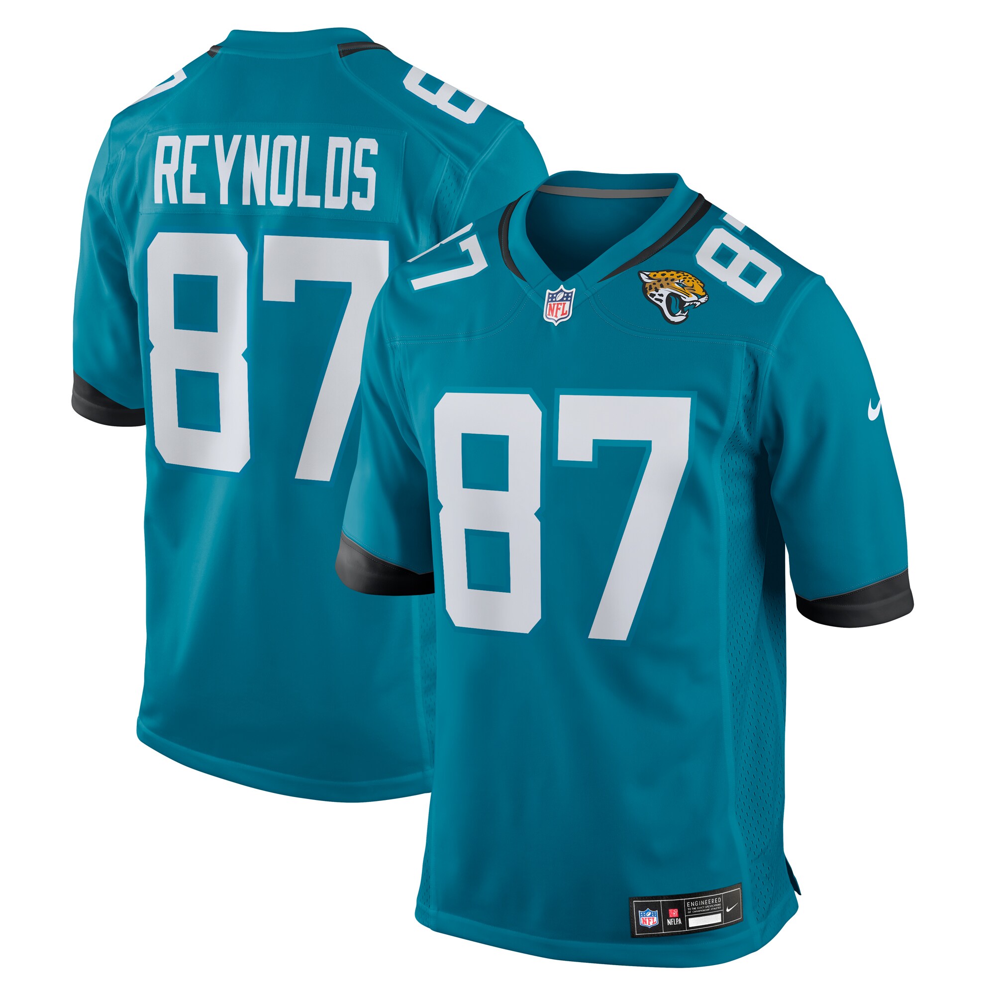 Jacksonville Jaguars Josh Reynolds Teal Team Game NFL Jersey Men's
