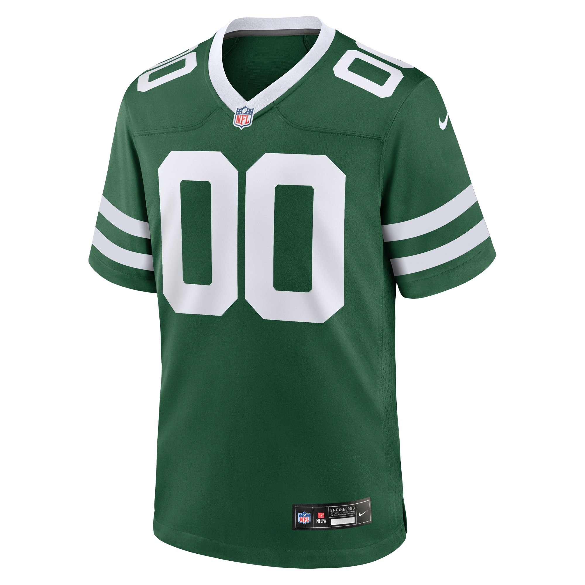 New York Jets Legacy Green Custom Game NFL Jersey Men's
