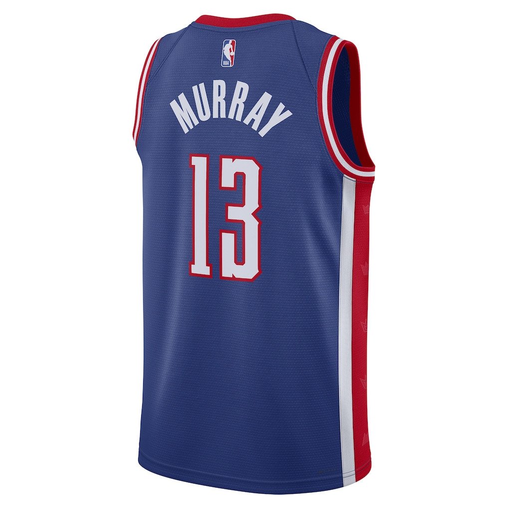Keegan Murray 13 Sacramento Kings Unisex 2024/25 Swingman Player City Edition Blue NBA Jersey Unisex