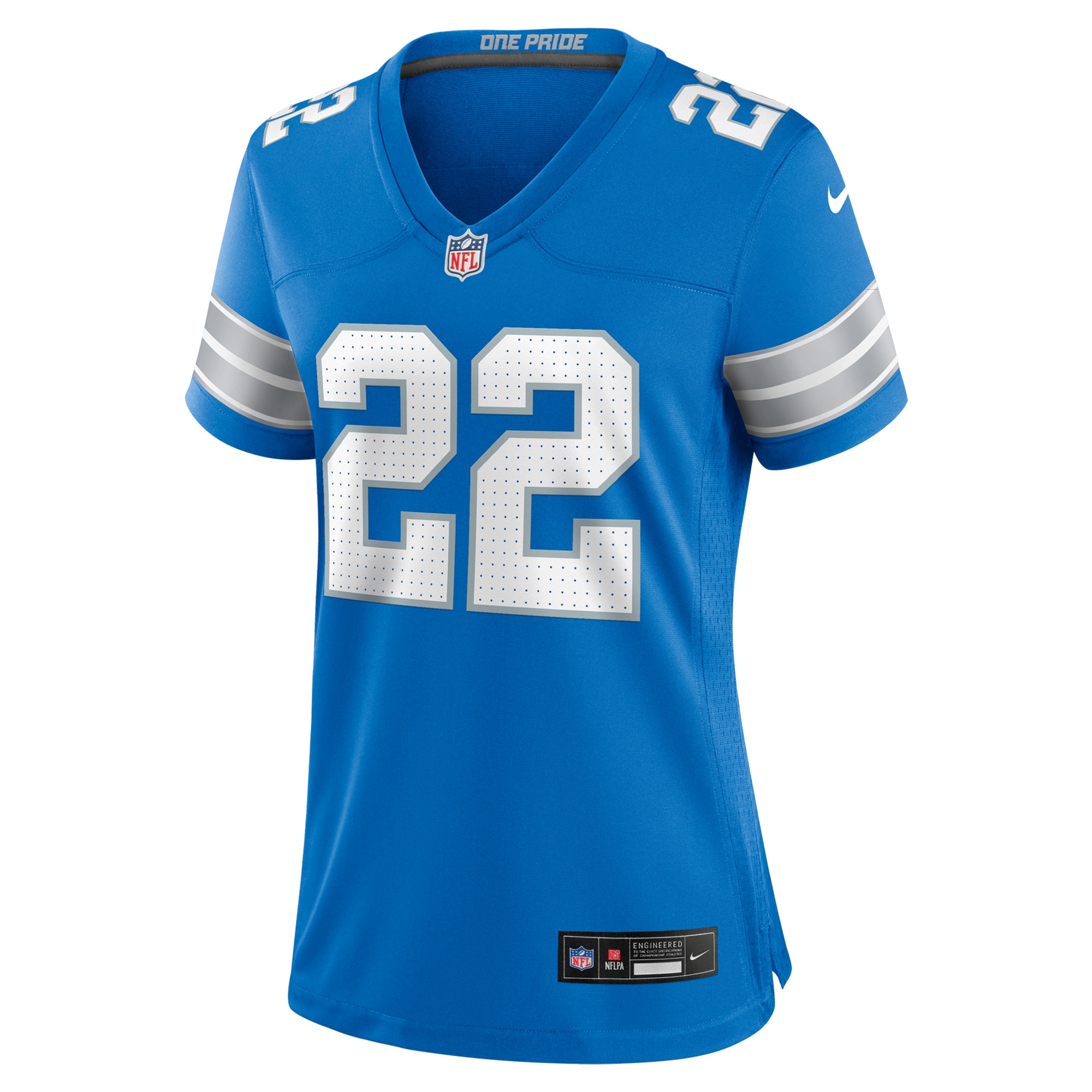 Detroit Lions Bobby Layne Blue Retired Player Game NFL Jersey Women's