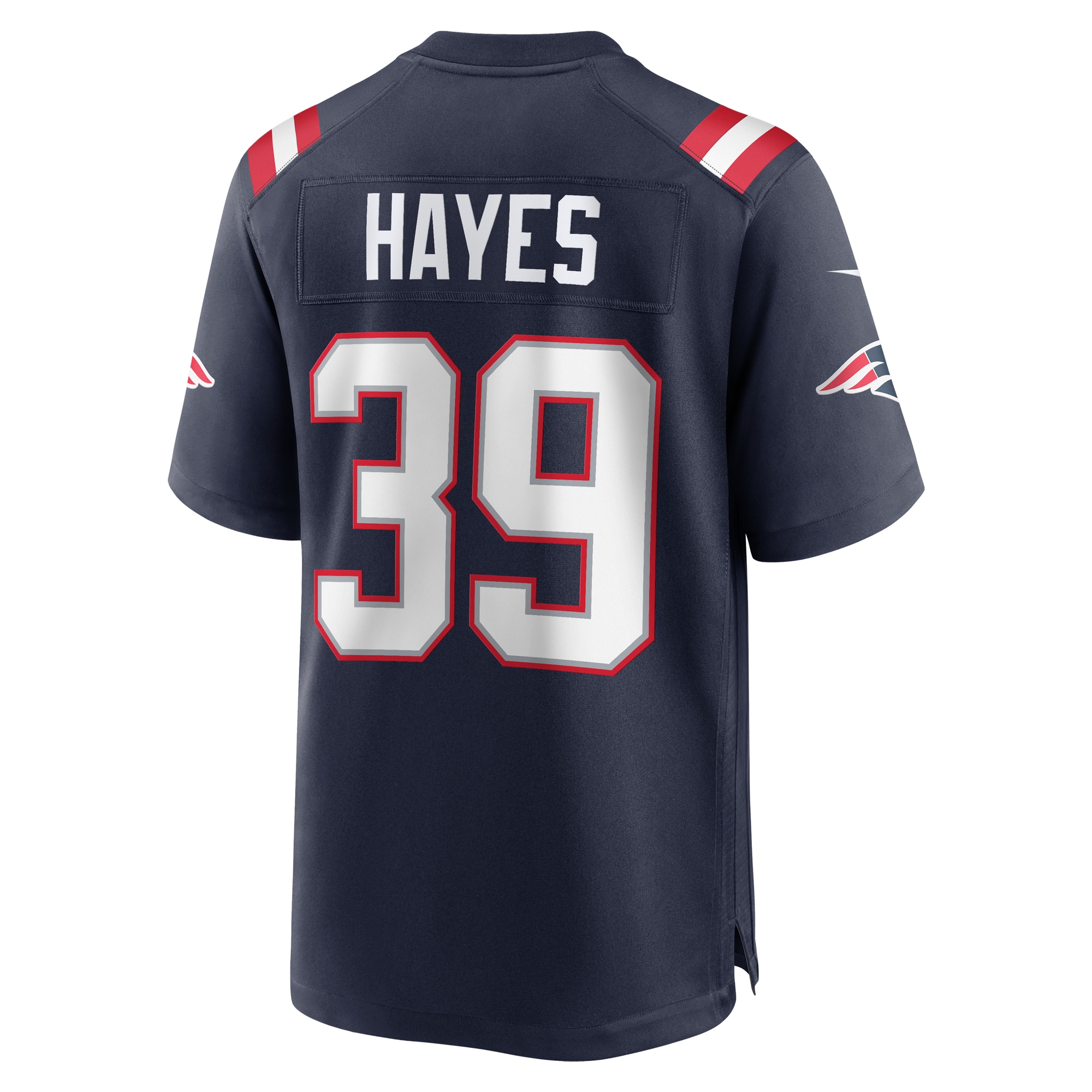 New England Patriots Tae Hayes Navy Home Game Player NFL Jersey Men's