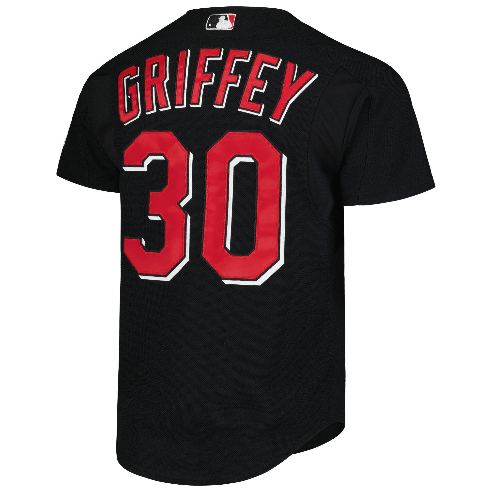 Cincinnati Reds Ken Griffey Jr. Mitchell Ness Black Cooperstown Collection Mesh Batting Practice MLB Jersey Men's