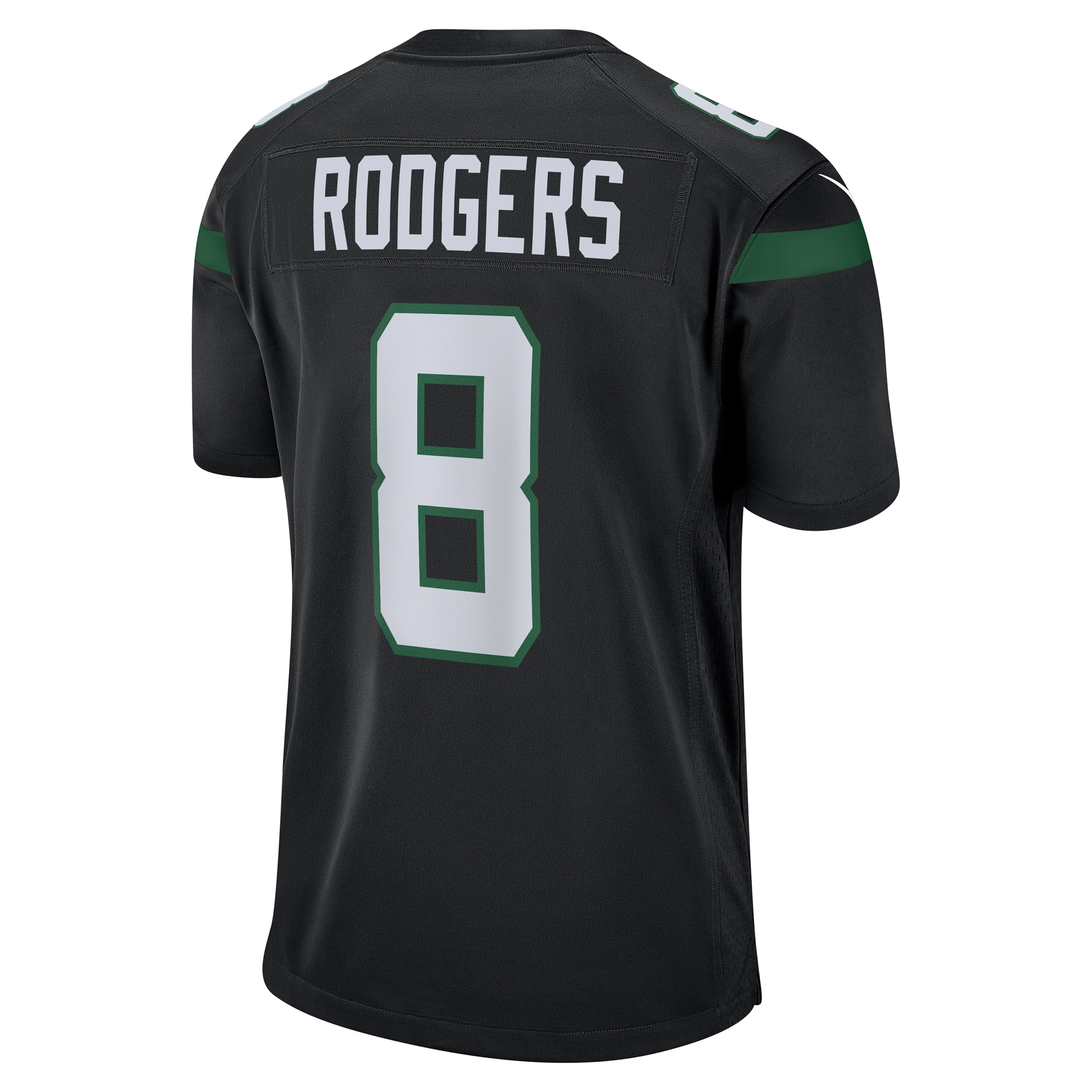 New York Jets Aaron Rodgers Black Game NFL Jersey Men's