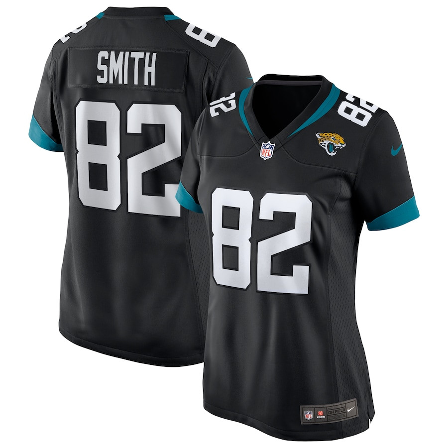 Jimmy Smith 82 Jacksonville Jaguars Game Retired Black NFL Jersey Women's