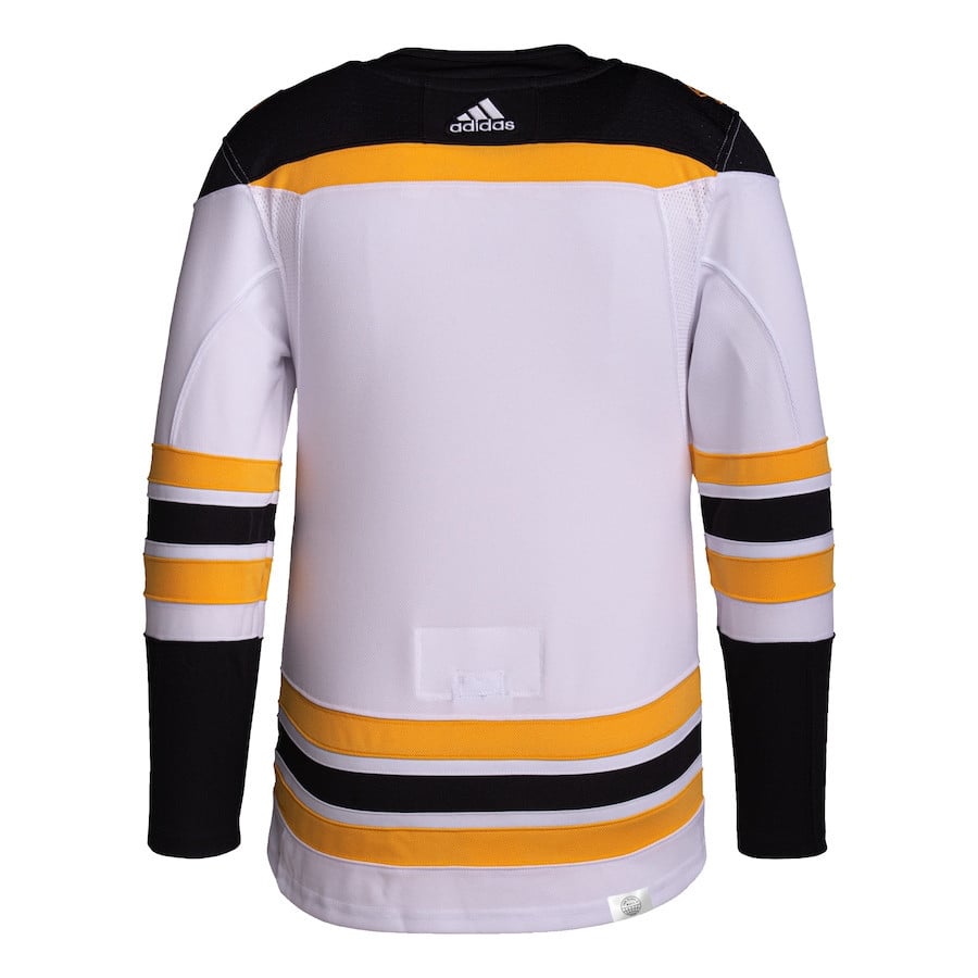Boston Bruins Away Primegreen White NHL Jersey Men's
