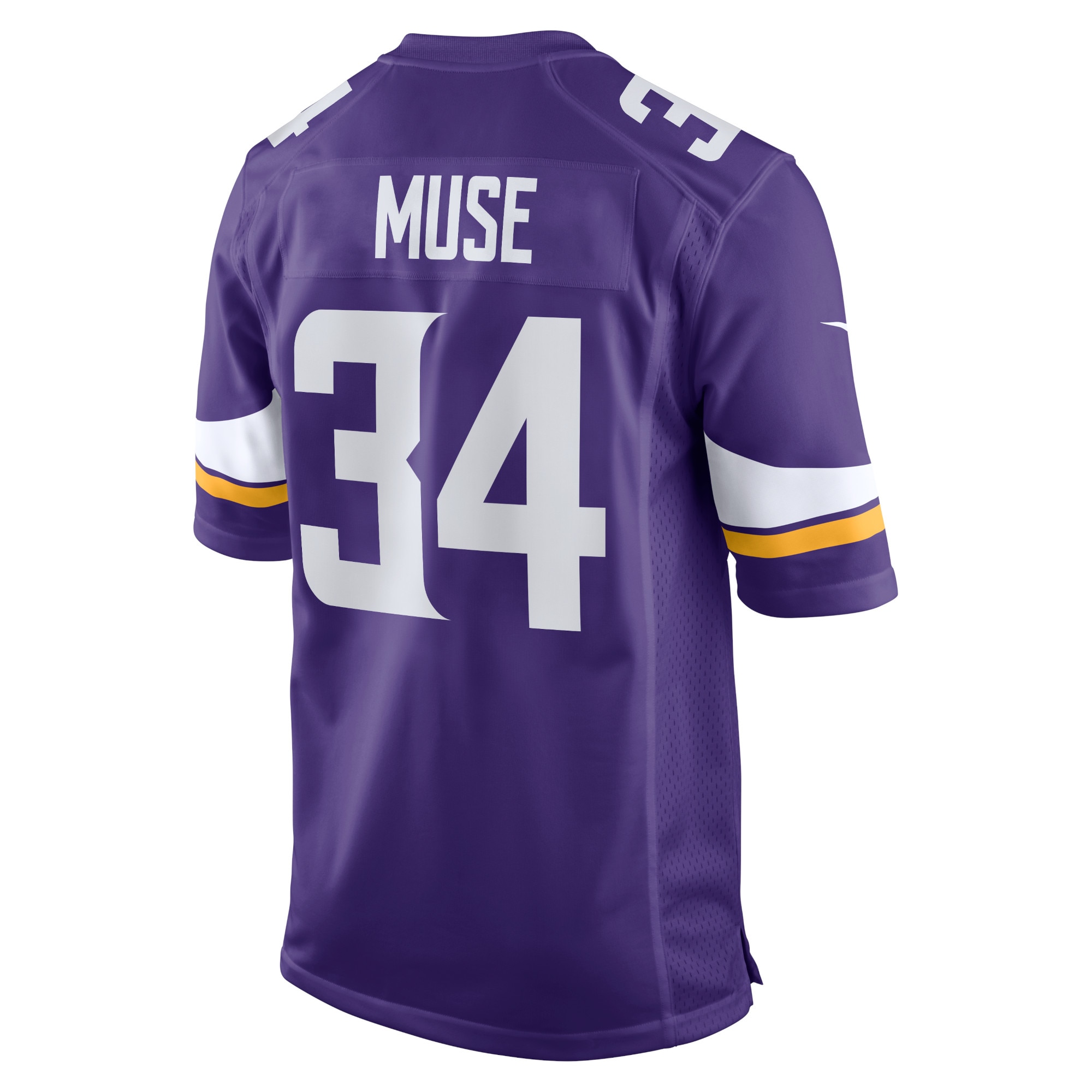 Minnesota Vikings Nick Muse Purple Home Game Player NFL Jersey Men's