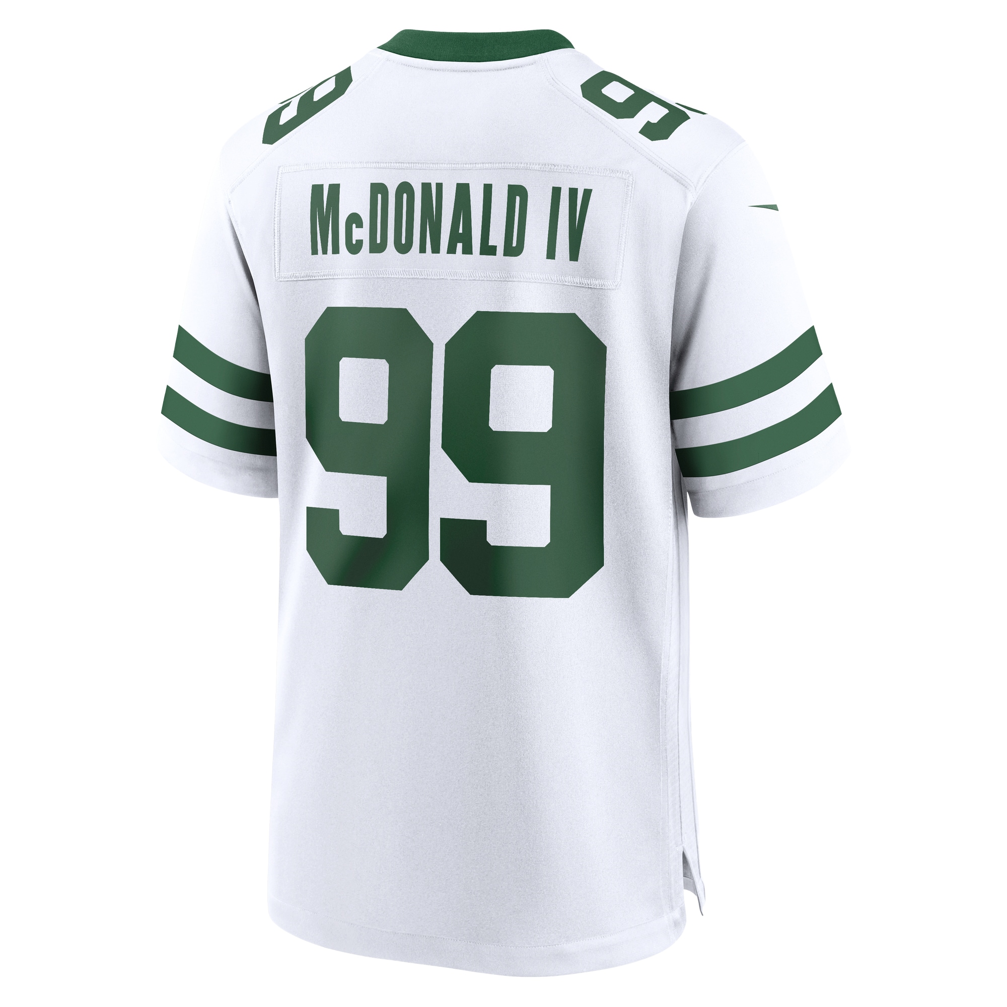 New York Jets Will McDonald IV Legacy White Game NFL Jersey Men's