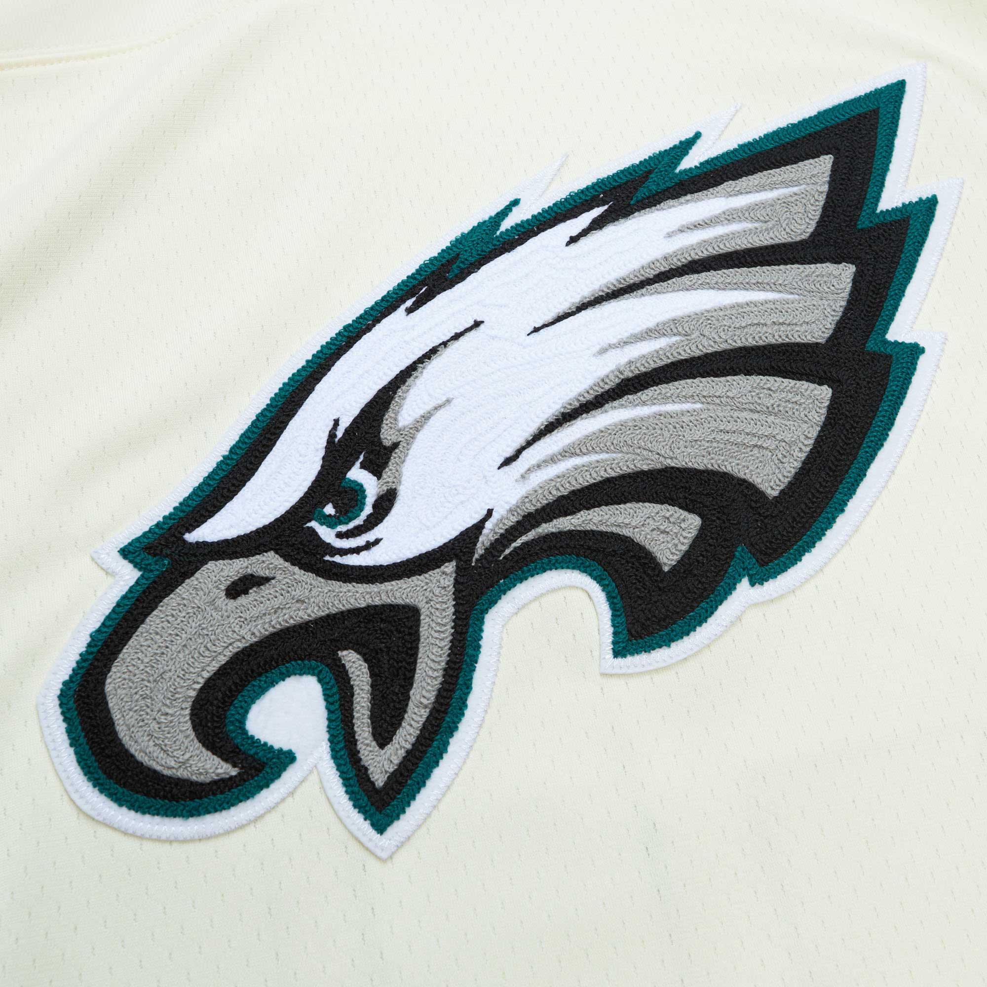 Philadelphia Eagles Brian Dawkins Mitchell Ness Cream Chainstitch Legacy NFL Jersey Men's