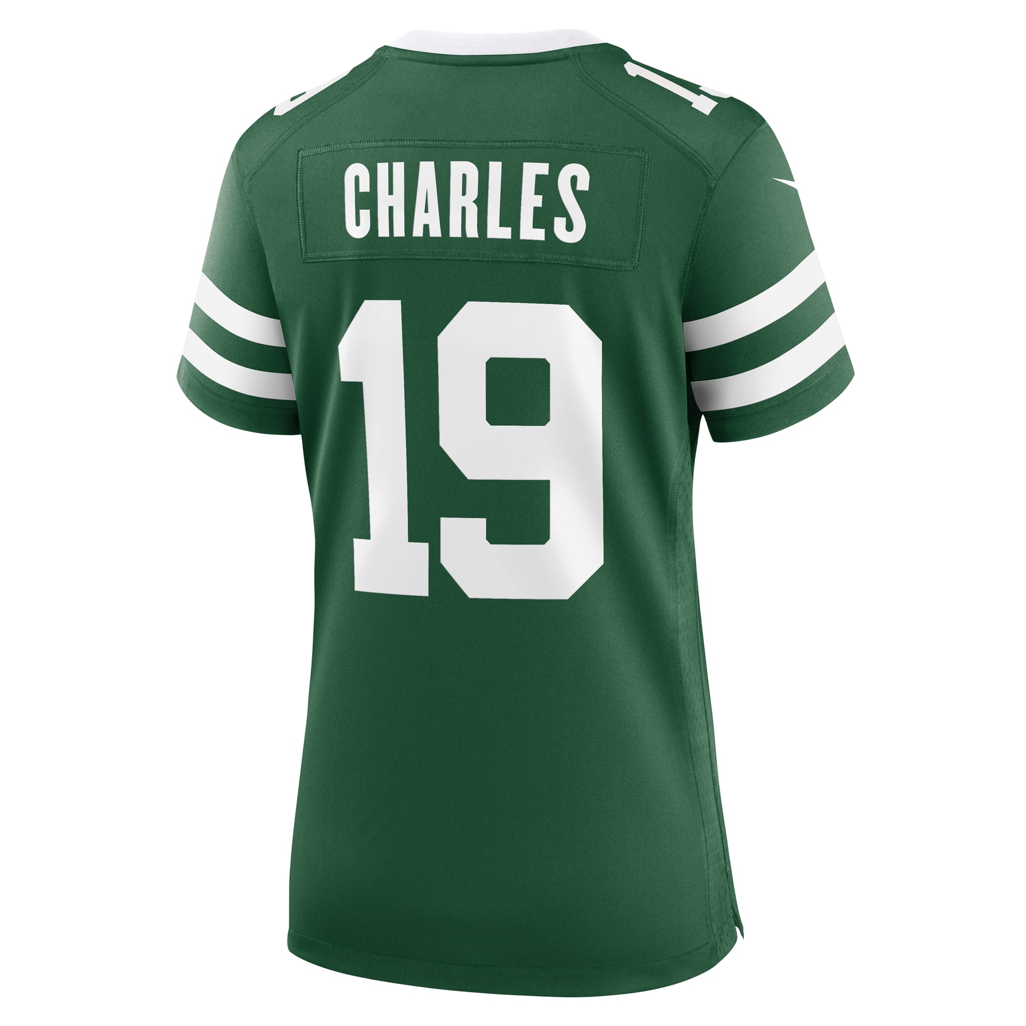 New York Jets Irvin Charles Legacy Green Team Game NFL Jersey Women's