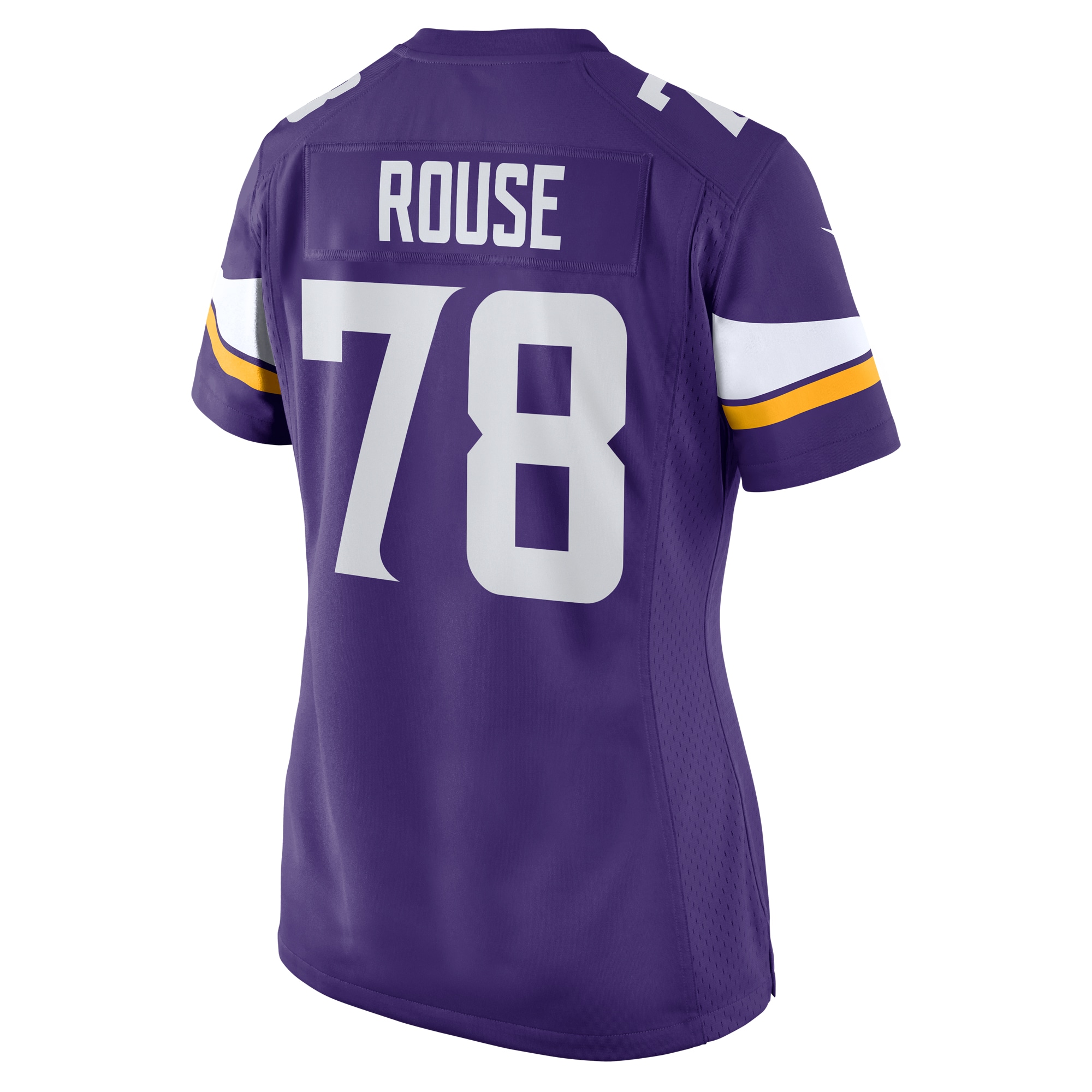 Minnesota Vikings Walter Rouse Purple Game NFL Jersey Women's