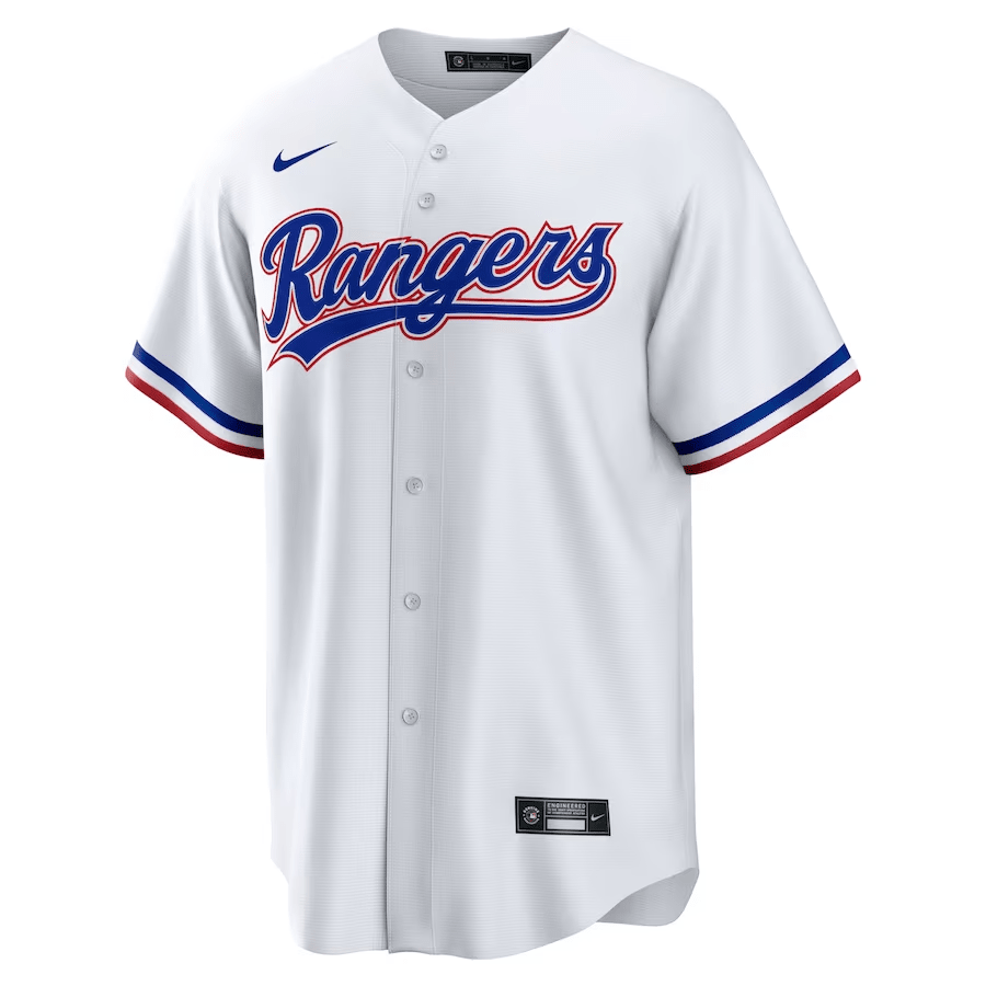 Jonathan Hern?ndez 72 Texas Rangers Home White MLB Jersey Men's