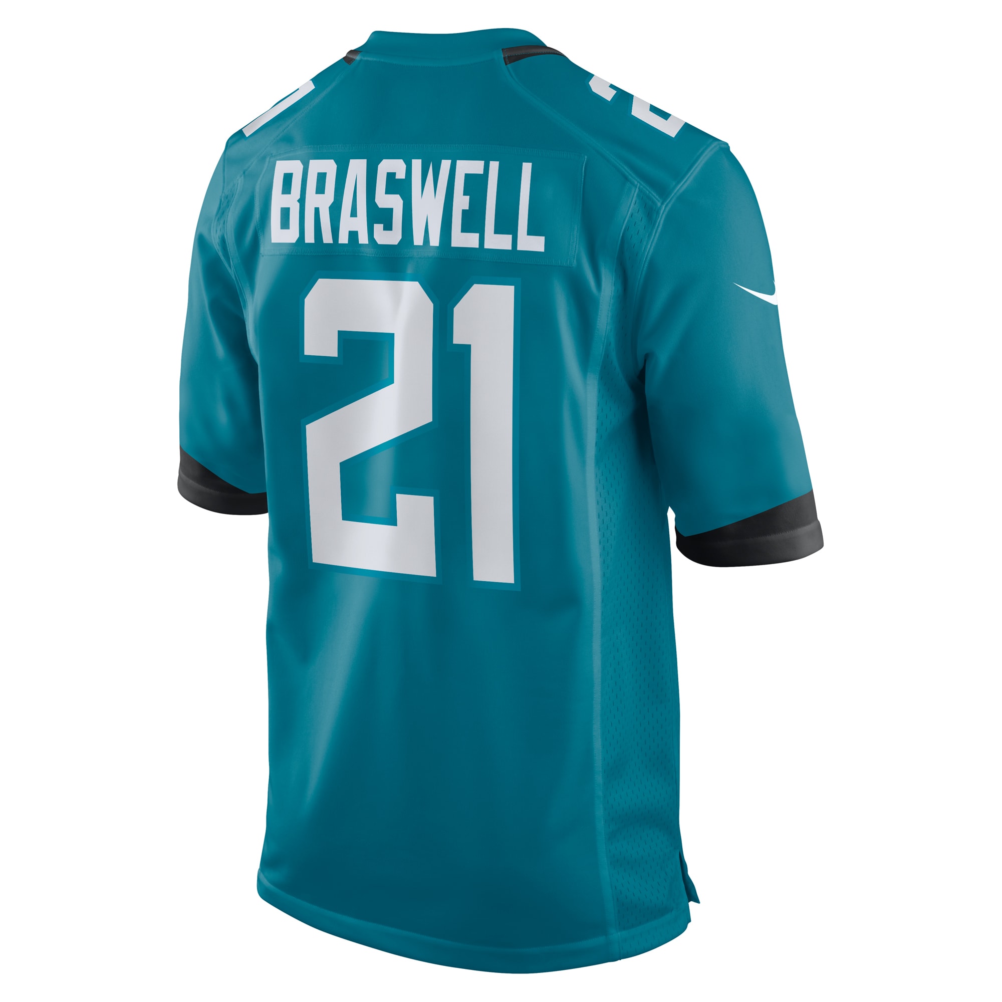 Jacksonville Jaguars Christian Braswell Teal Team Game NFL Jersey Men's
