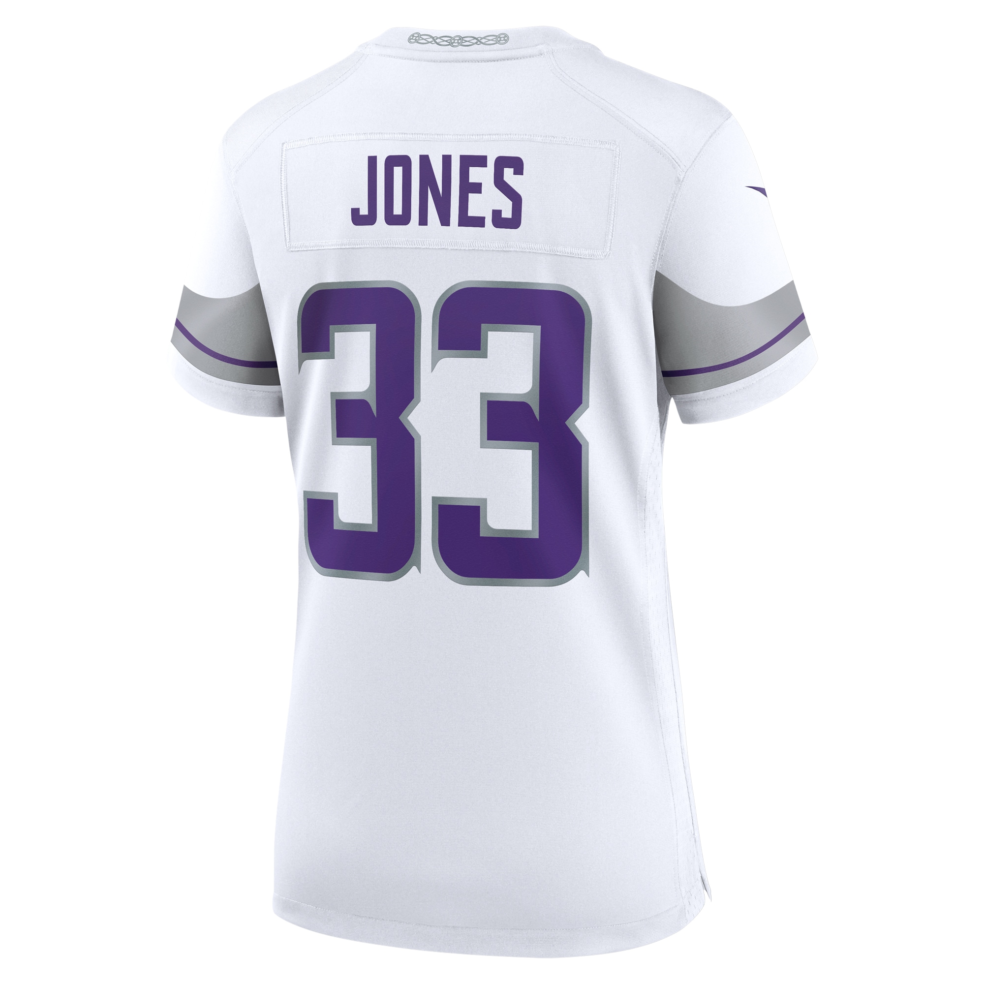 Minnesota Vikings Aaron Jones White Alternate Game Player NFL Jersey Women's