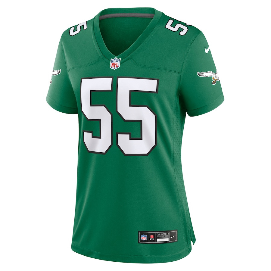 Brandon Graham 55 Philadelphia Eagles Alternate Game Kelly Green NFL Jersey Women's