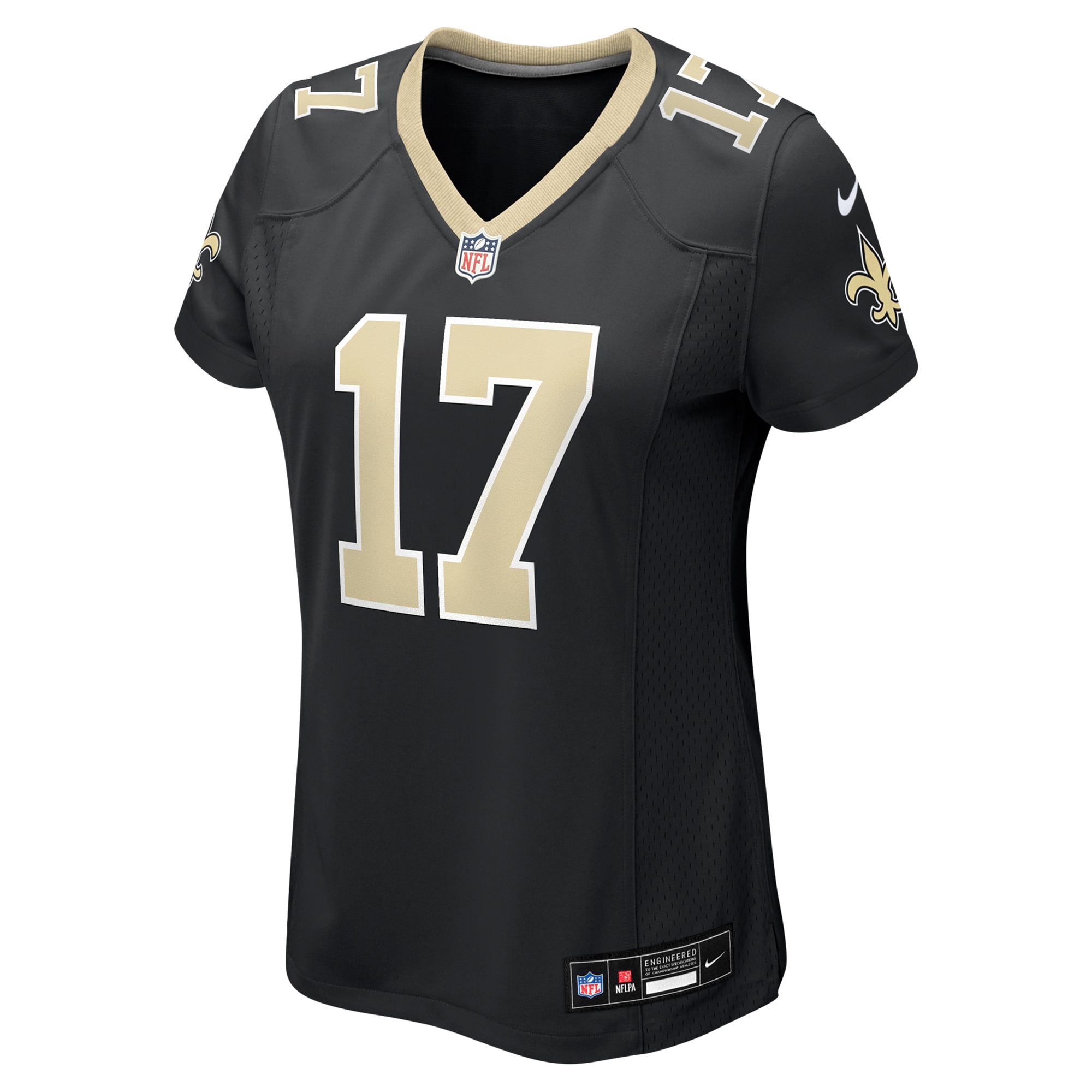 New Orleans Saints Dante Pettis Black Game NFL Jersey Women's