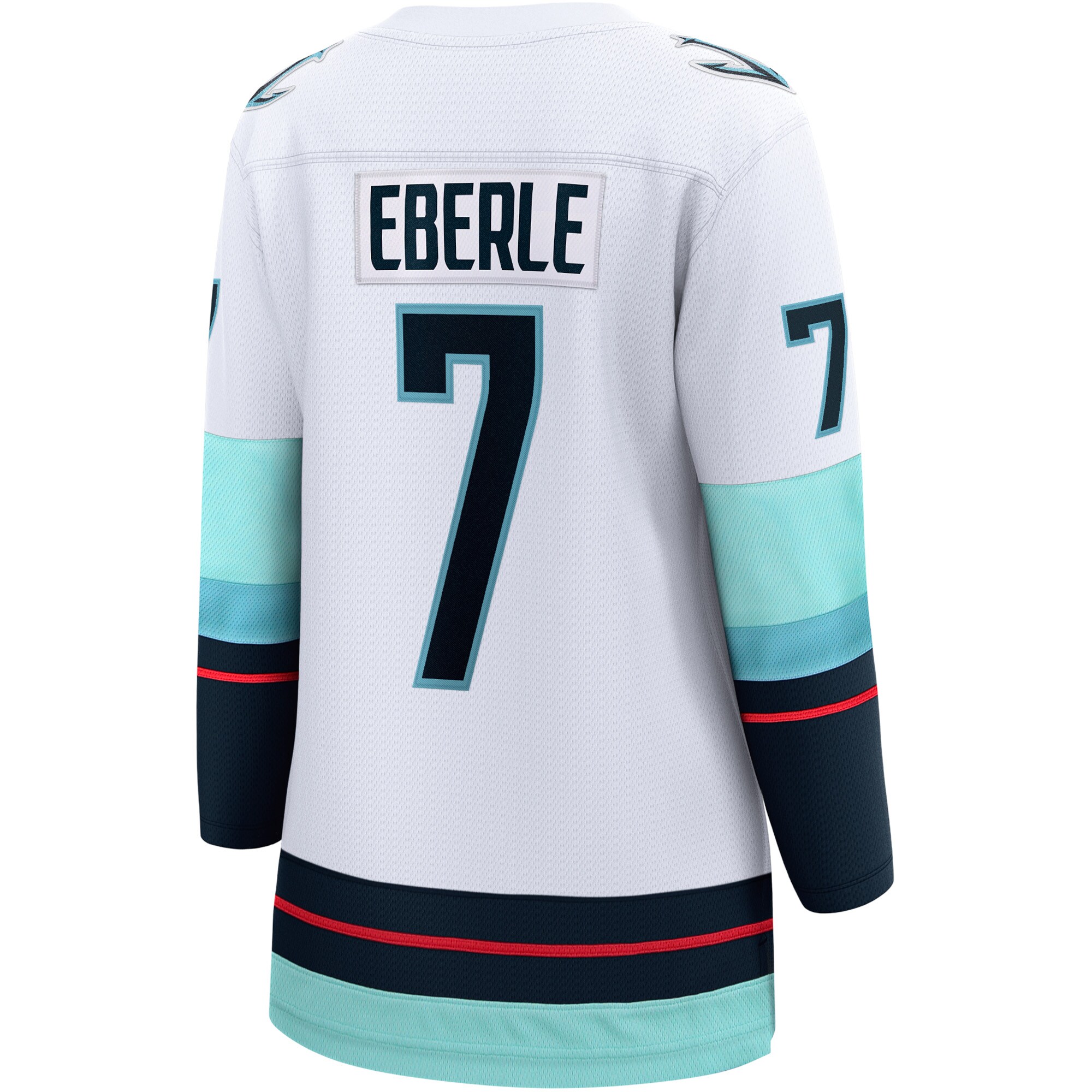 Seattle Kraken Jordan Eberle White Away Premier Breakaway Player NHL Jersey Women's