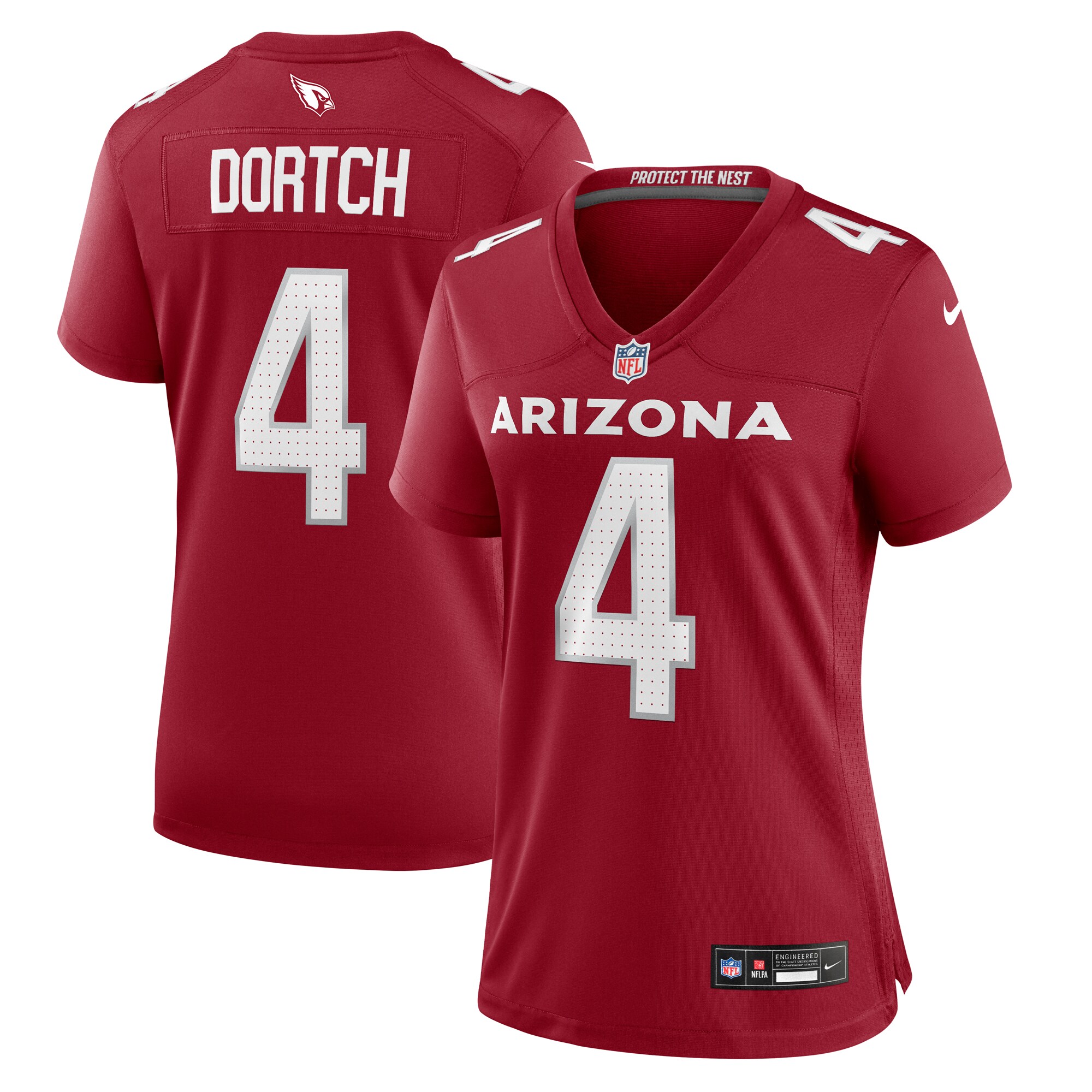 Arizona Cardinals Greg Dortch Cardinal Team Game NFL Jersey Women's