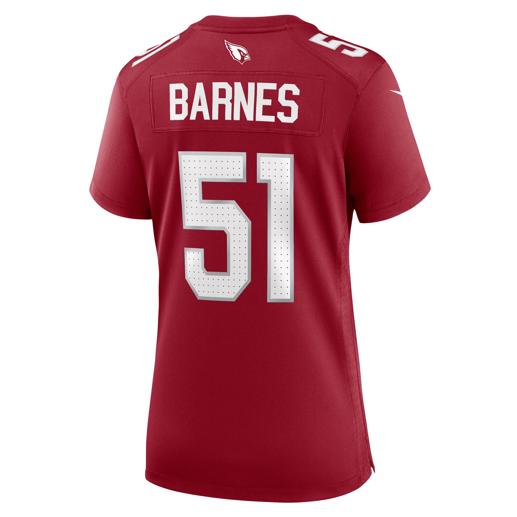 Arizona Cardinals Krys Barnes Cardinal Team Game NFL Jersey Women's