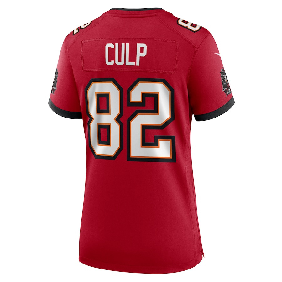 Devin Culp 82 Tampa Bay Buccaneers Game Red NFL Jersey Women's