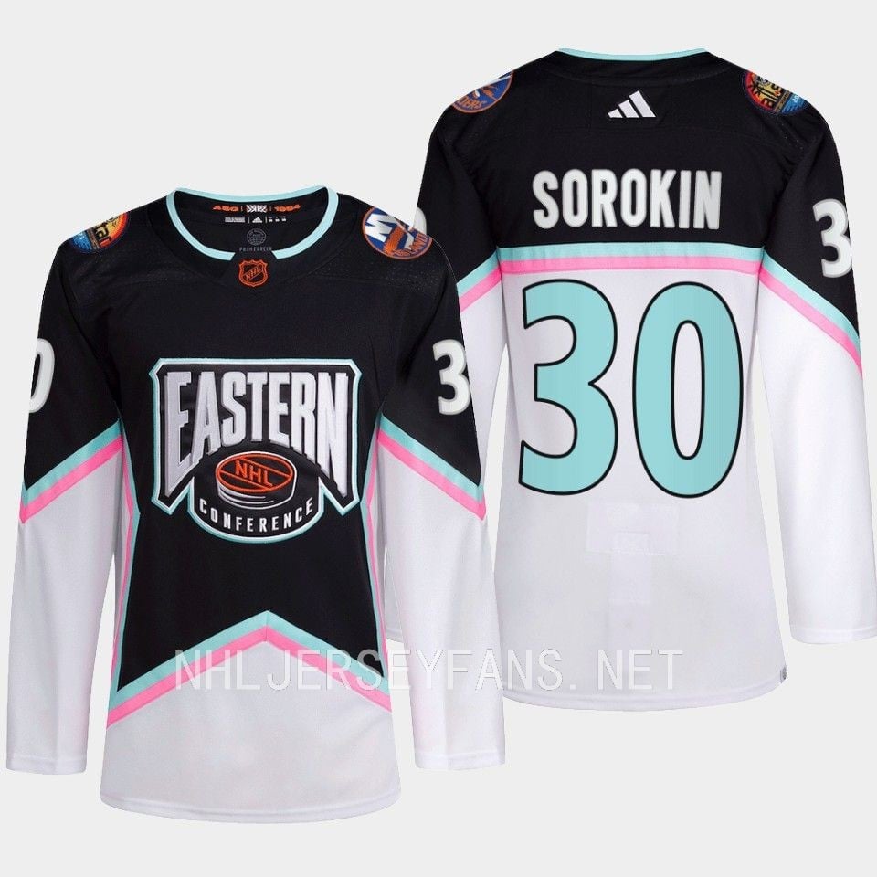 Ilya Sorokin 30 New York Islanders Black 2023 All Star Eastern Conference NHL Jersey Men's