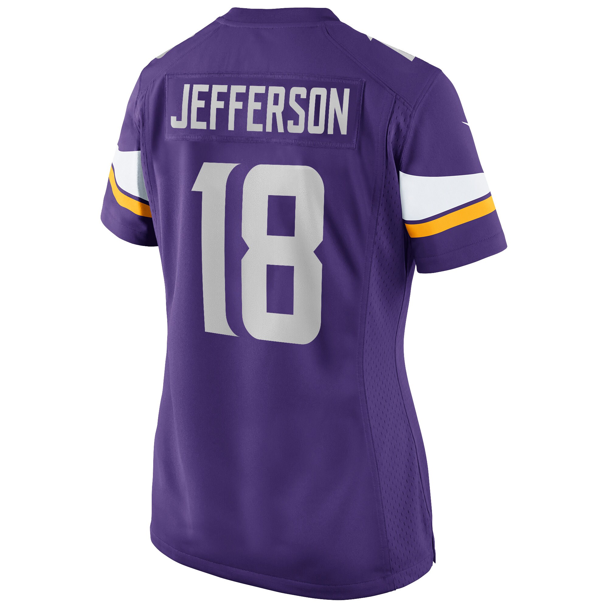 Minnesota Vikings Justin Jefferson Purple Player Game NFL Jersey Women's