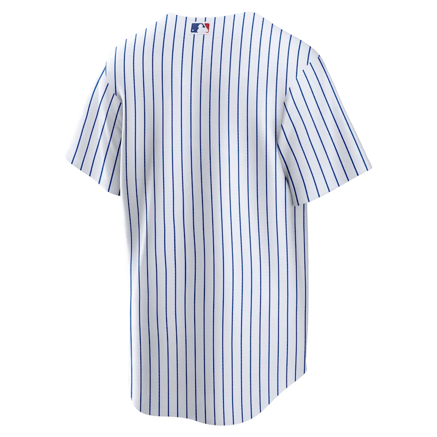 Chicago Cubs Home Blank White MLB Jersey Men's