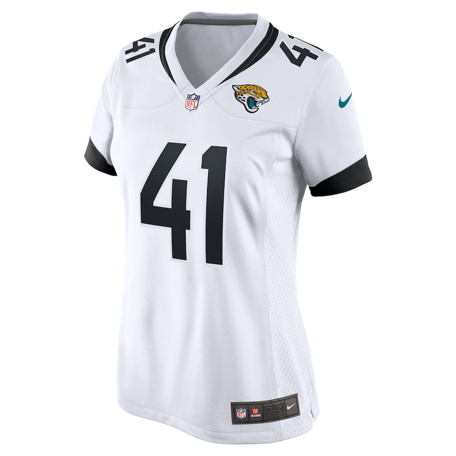 Josh Hines-Allen 41 Jacksonville Jaguars Player Game White NFL Jersey Women's