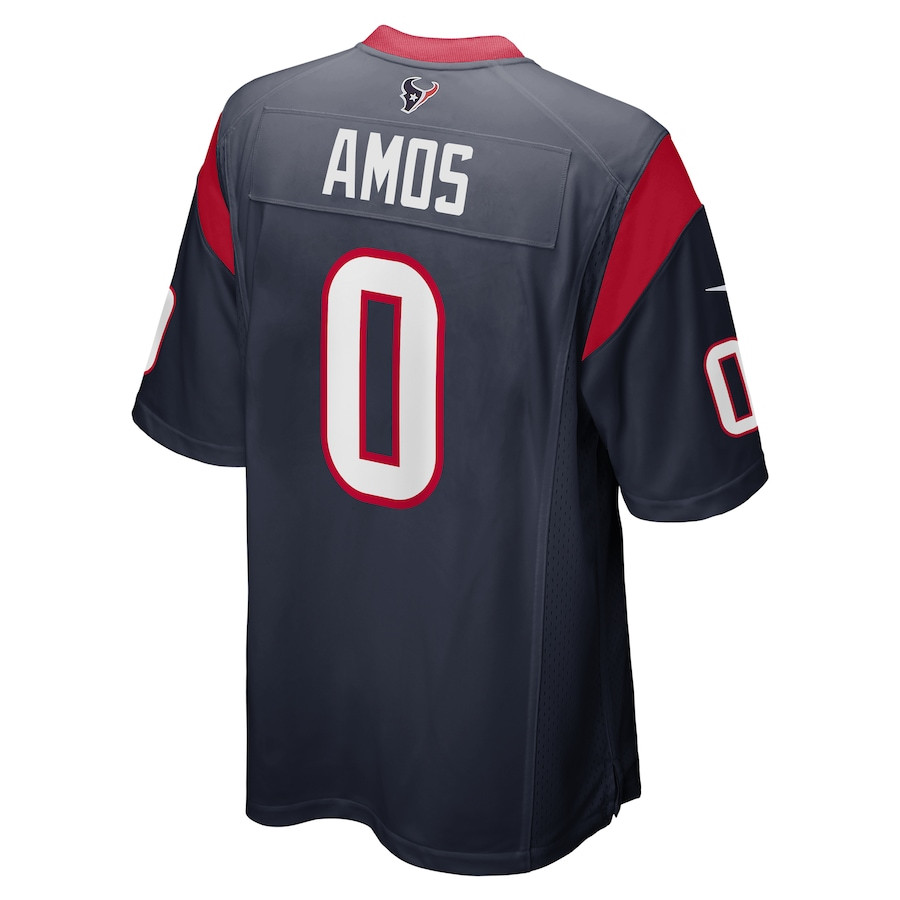 Adrian Amos 0 Houston Texans Game Navy NFL Jersey Men's