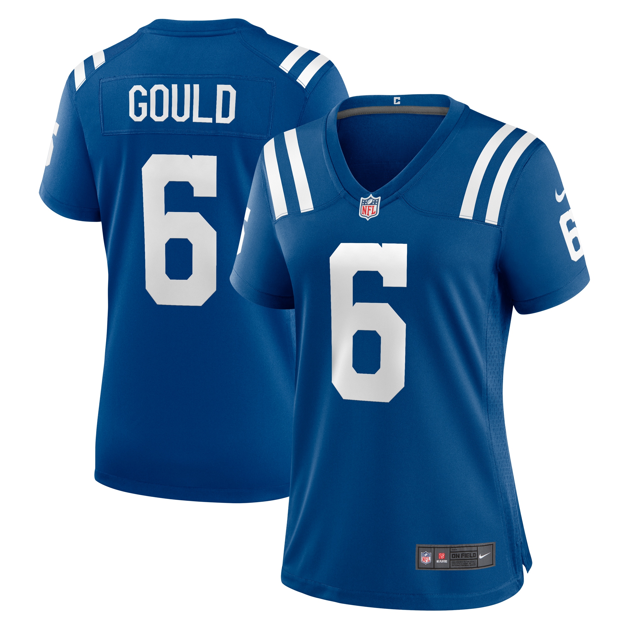 Indianapolis Colts Anthony Gould Royal Game NFL Jersey Women's