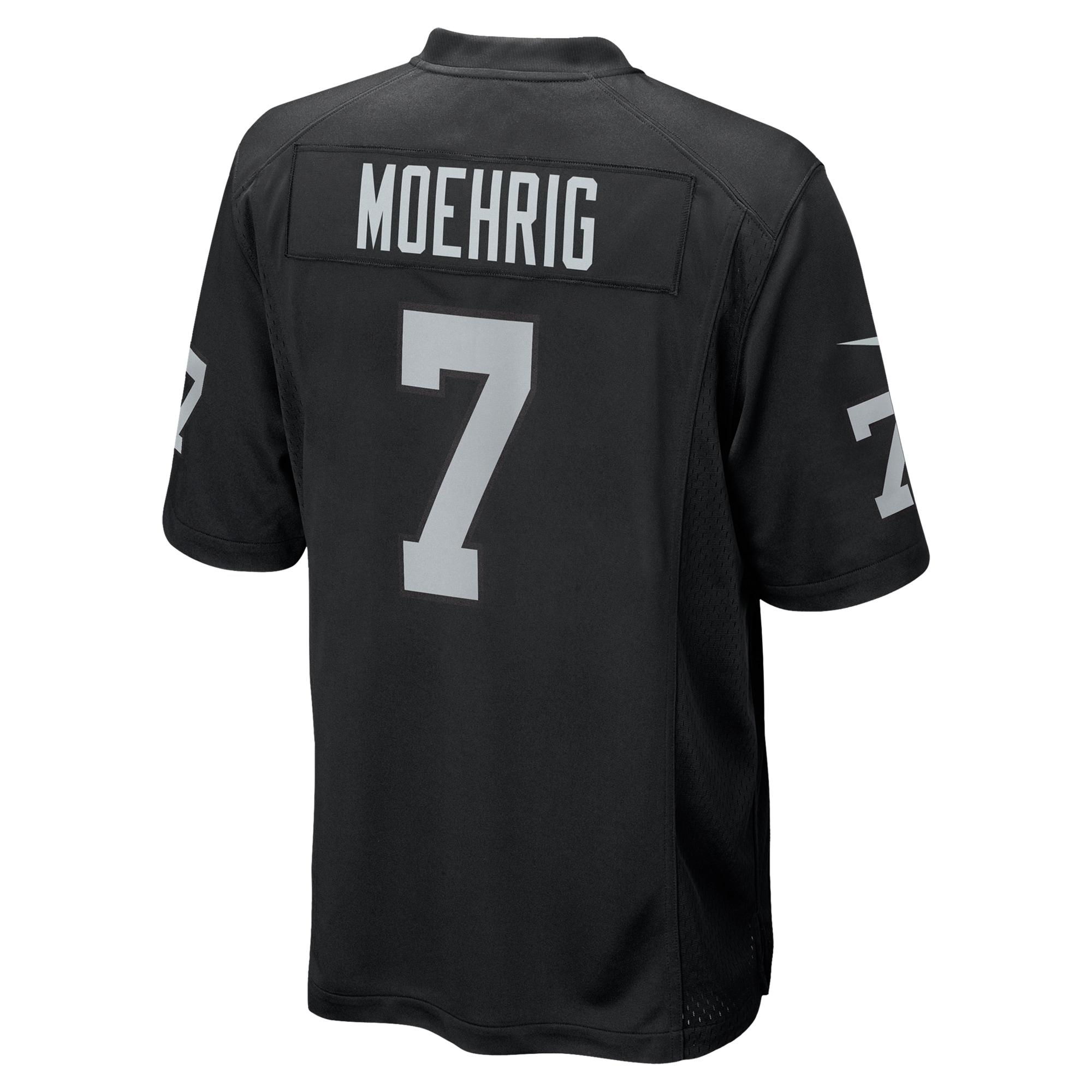 Las Vegas Raiders Tre'von Moehrig Black Team Game NFL Jersey Men's