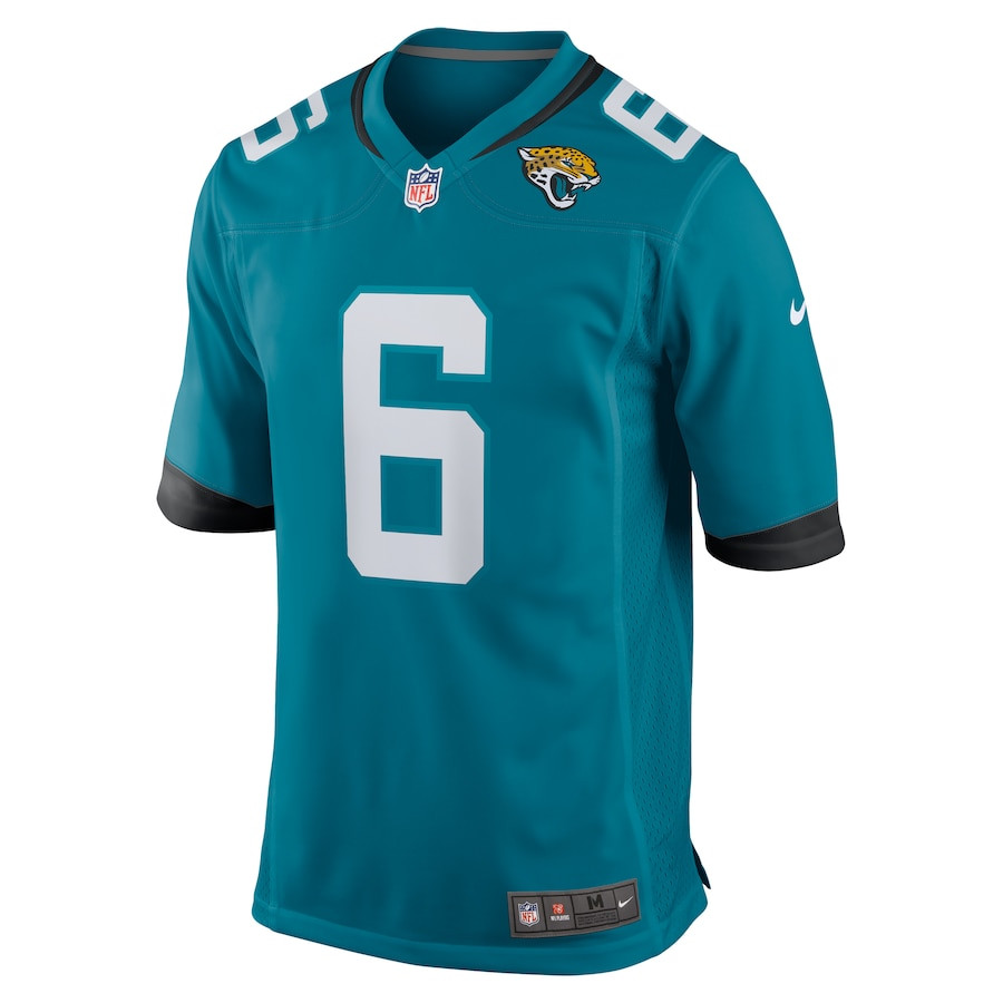 Darnell Savage 6 Jacksonville Jaguars Alternate Game Teal NFL Jersey Men's