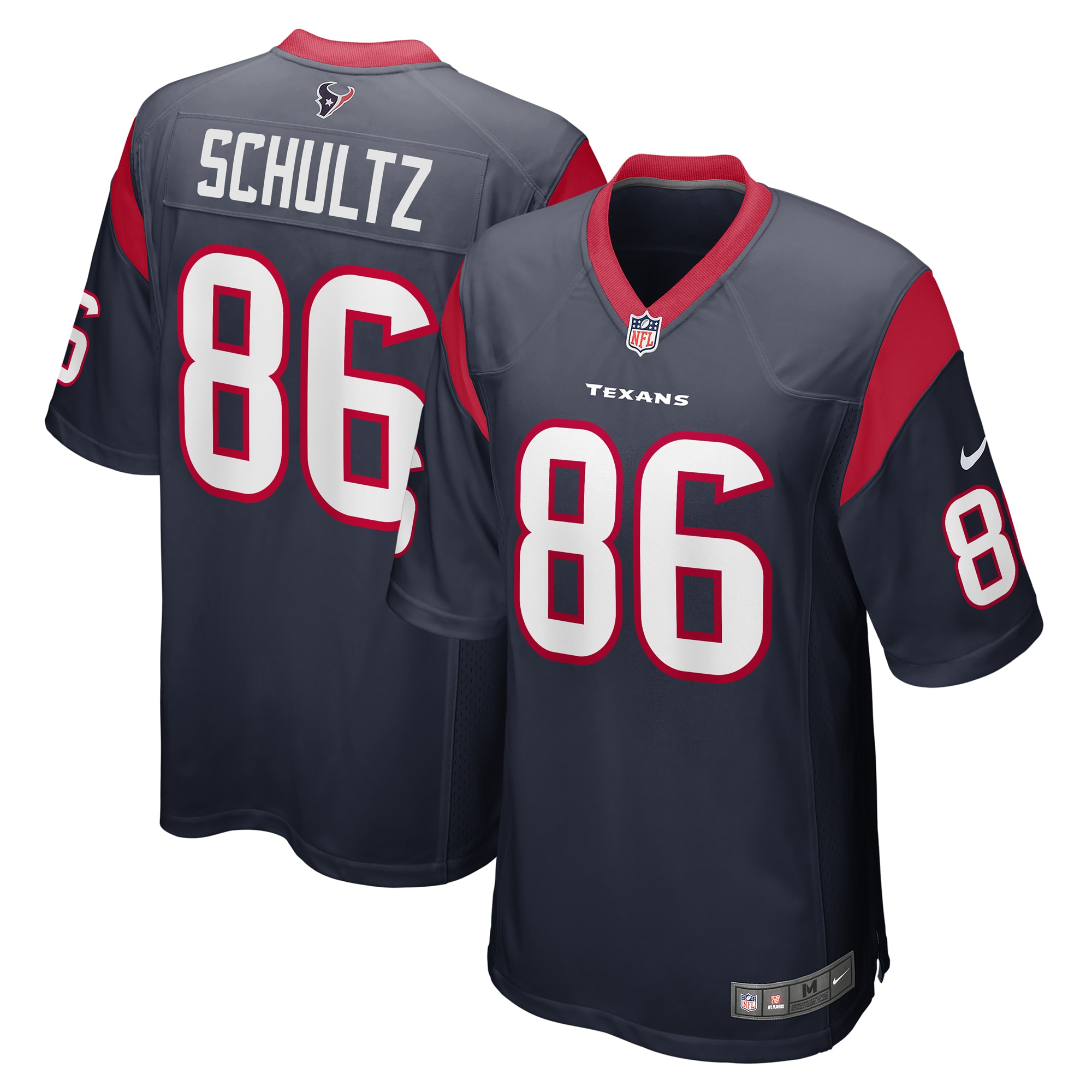 Dalton Schultz Houston Texans Nike Team Game Jersey -  Navy