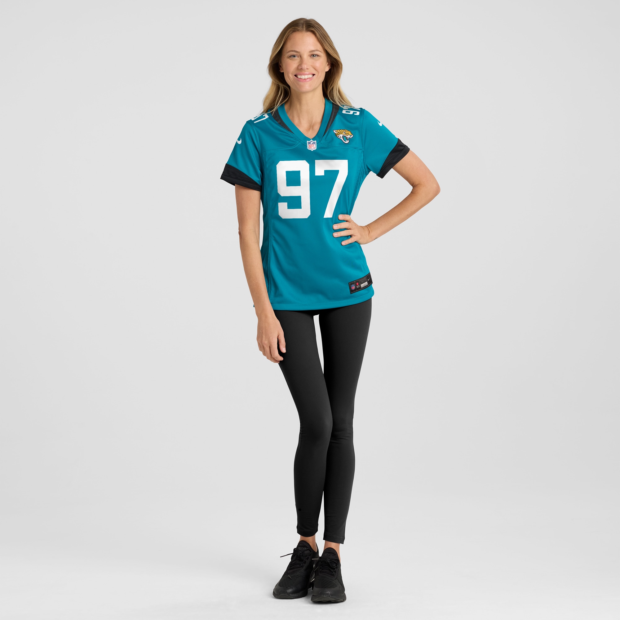 Jacksonville Jaguars Tommy Togiai Teal Team Game NFL Jersey Women's