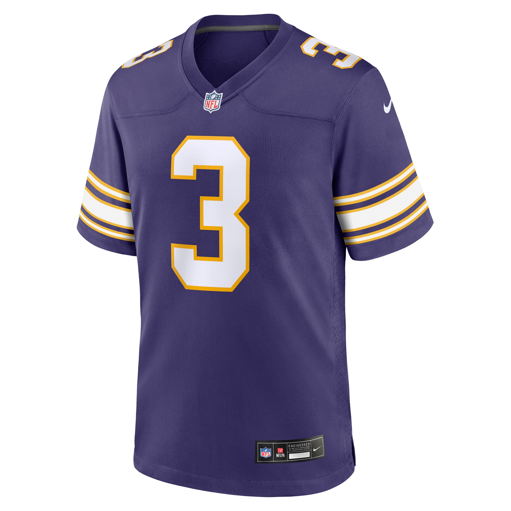 Minnesota Vikings Addison Purple Classic Player Game NFL Jersey Men's