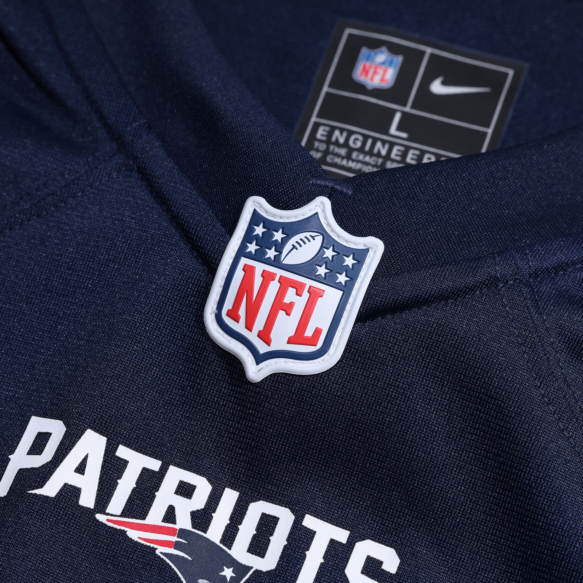 New England Patriots Ty Law Navy Game Retired Player NFL Jersey Men's