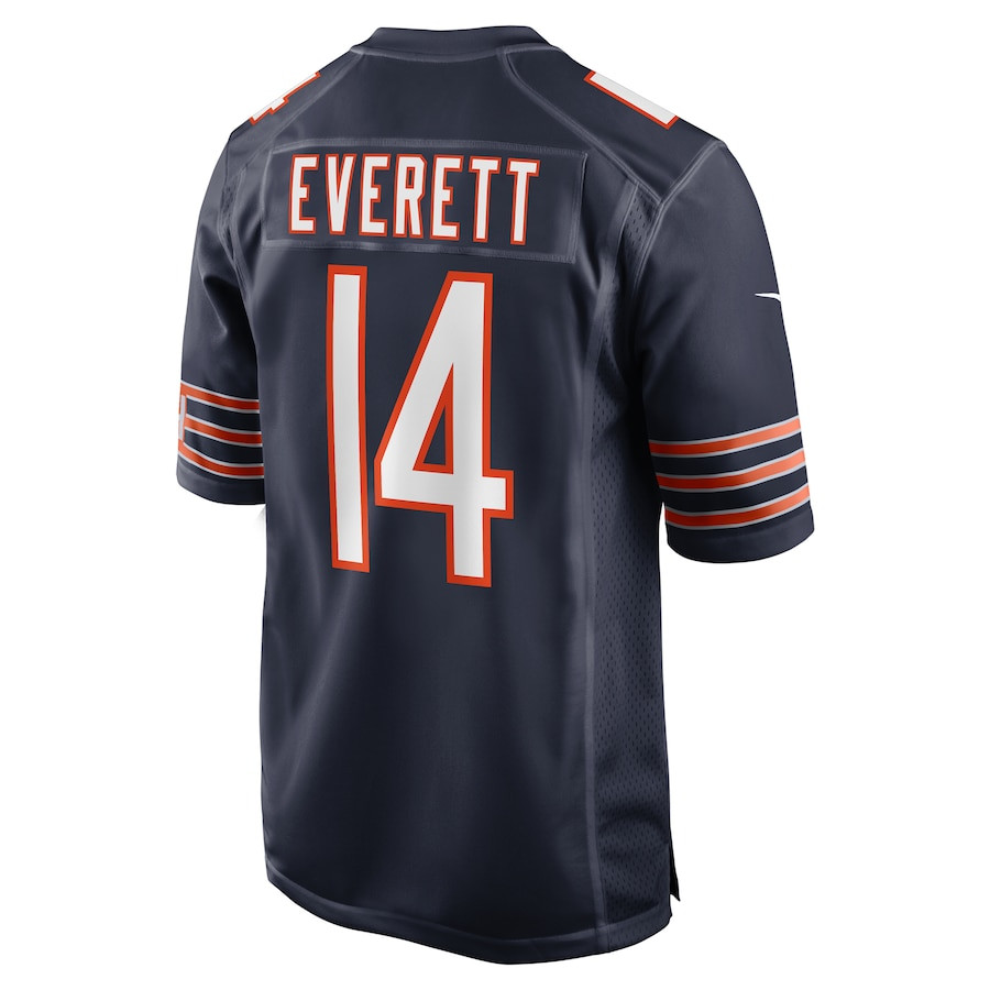 Gerald Everett 14 Chicago Bears Game Navy NFL Jersey Men's