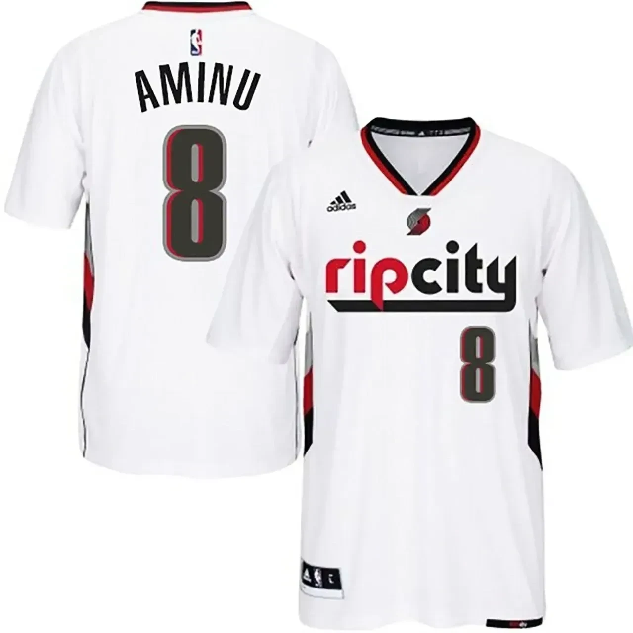 Portland Trail Blazers 8 New Swingman Ripcity Prid White Al-farouq Aminu NBA Jersey Men's